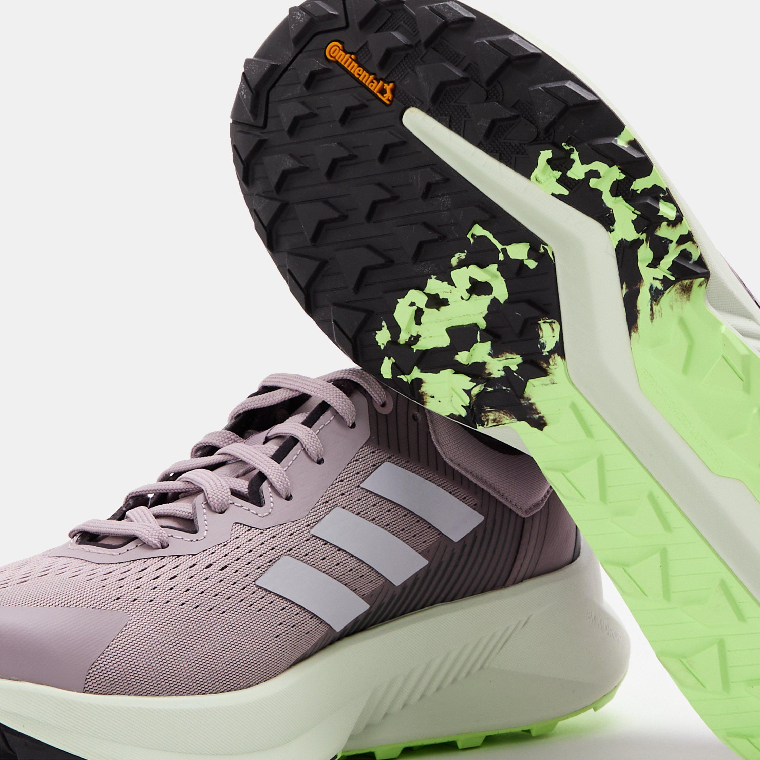 Purple - adidas - Terrex Soulstride Flow W Trail Running Shoes Womens - 3