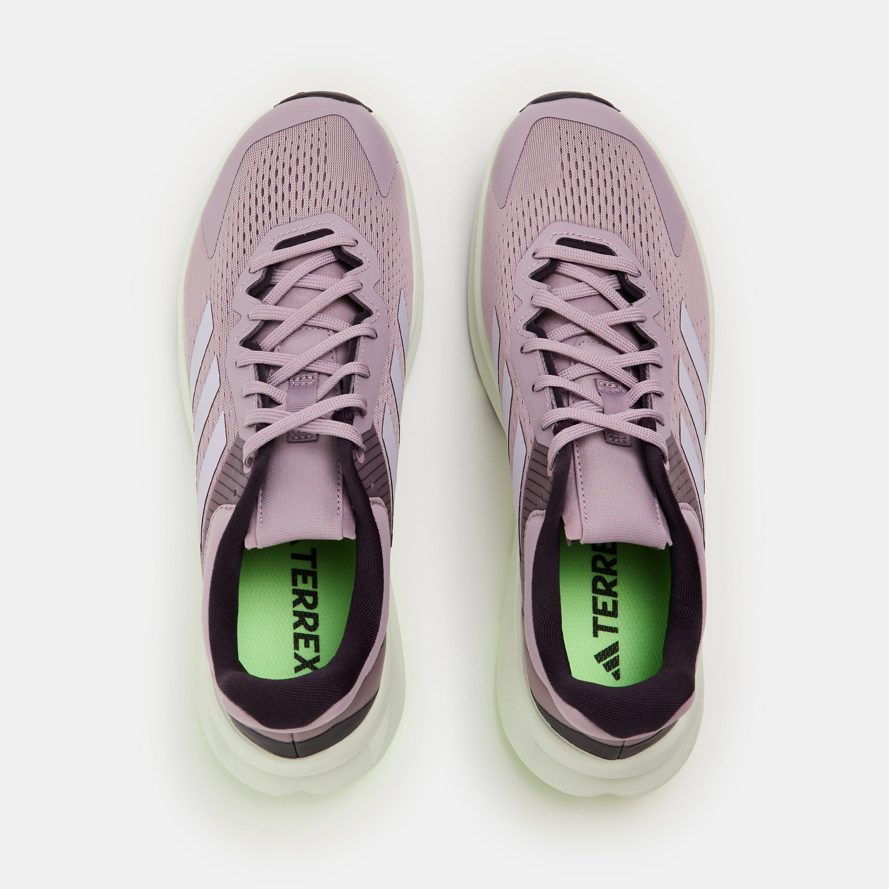 Purple - adidas - Terrex Soulstride Flow W Trail Running Shoes Womens - 4