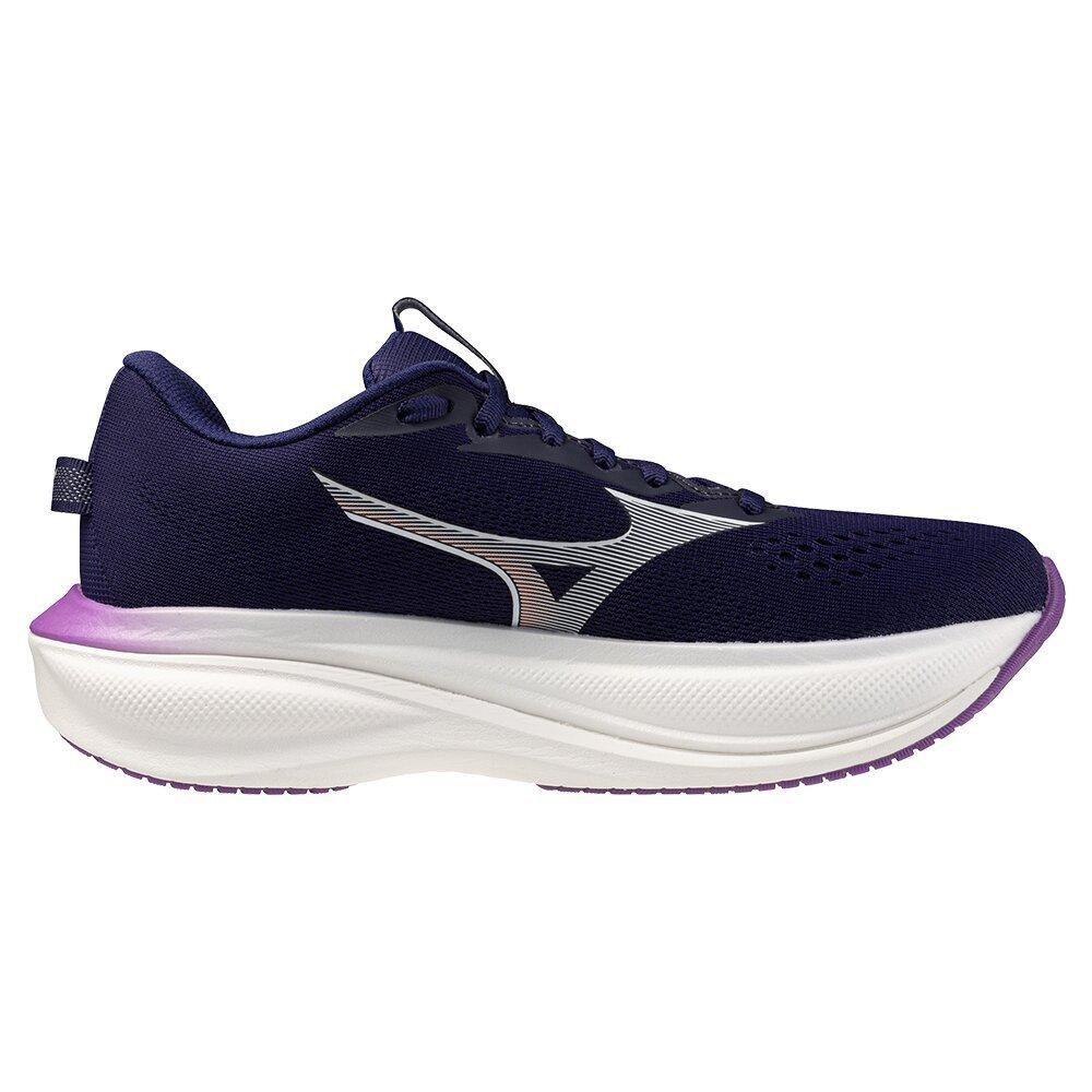 Rodonita/Blanco - Mizuno - Women's Wave Rider 30 Road Running Shoes - 2