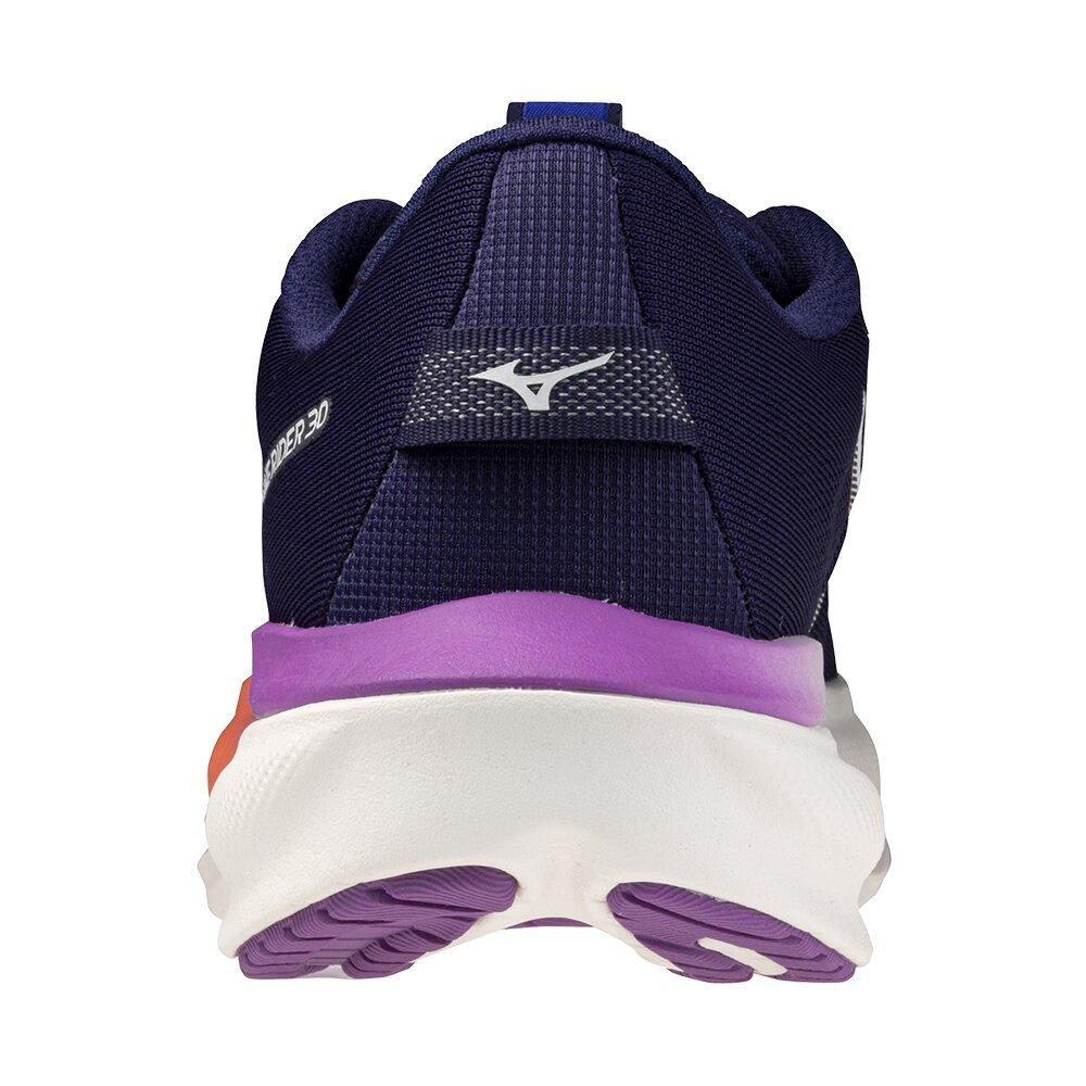 Rodonita/Blanco - Mizuno - Women's Wave Rider 30 Road Running Shoes - 5