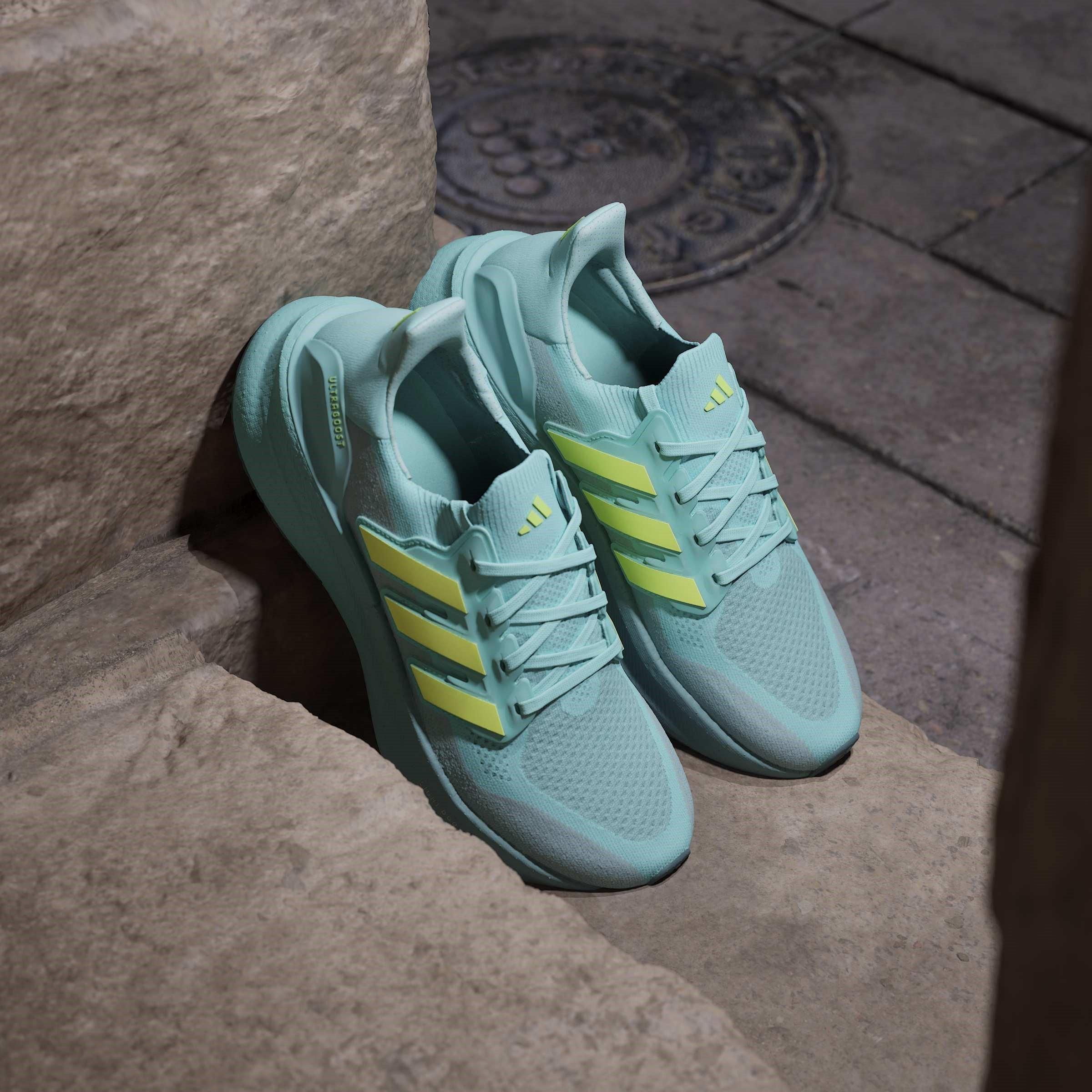 Aqua/Lemon/Mint - adidas - Ultraboost 5 Mens Running Shoes - 12