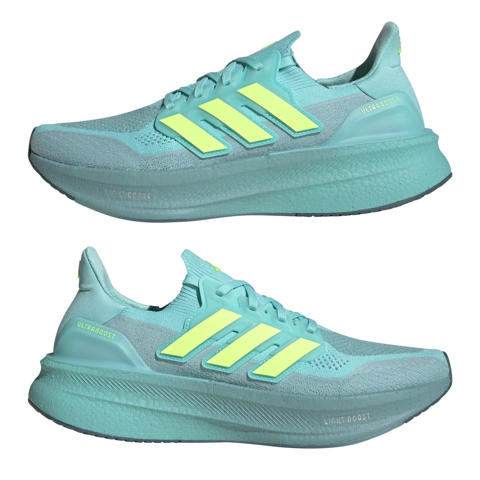 Aqua/Lemon/Mint - adidas - Ultraboost 5 Mens Running Shoes - 9