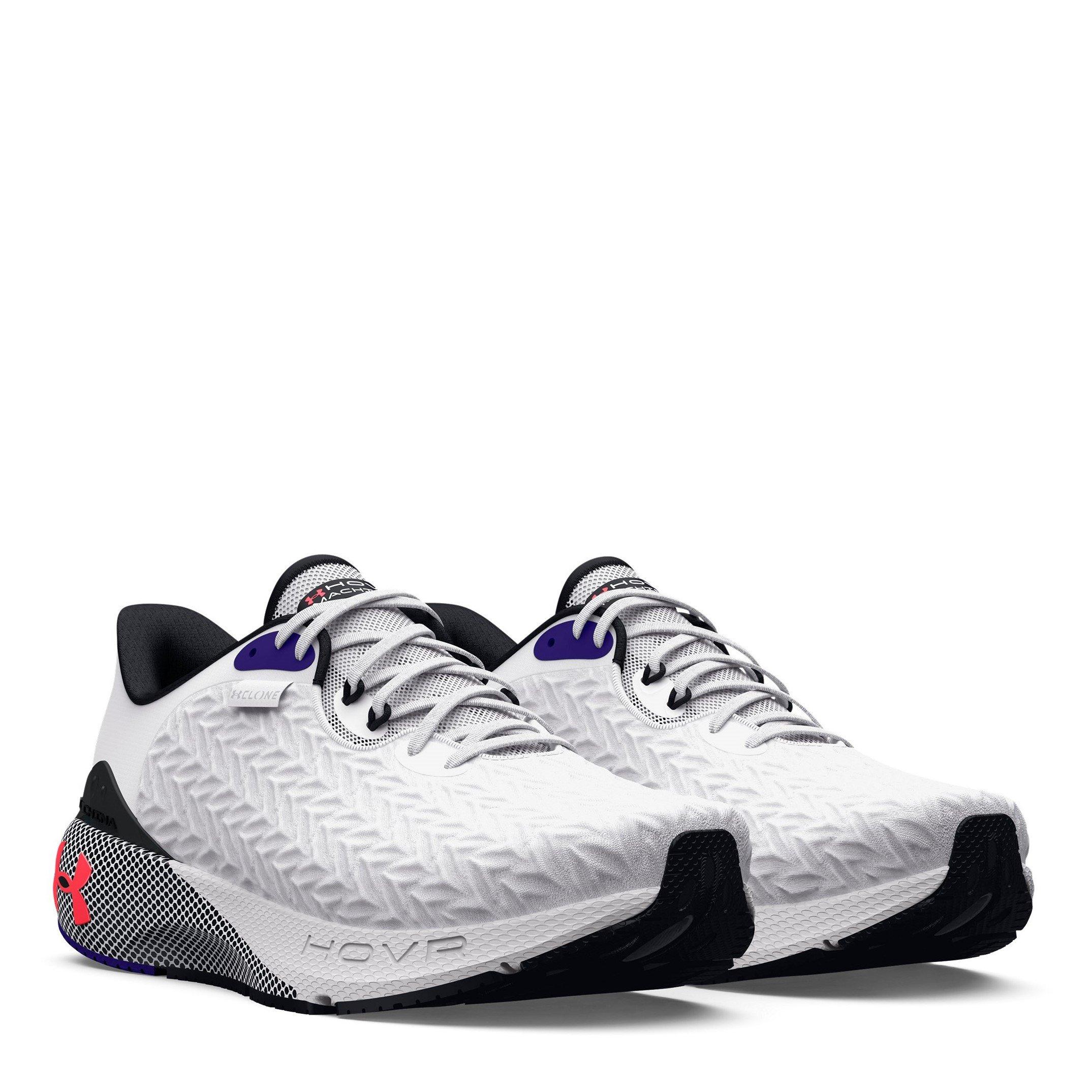 Wit/Zwart - Under Armour - HOVR Machina 3 Clone Men's Running Shoes - 5