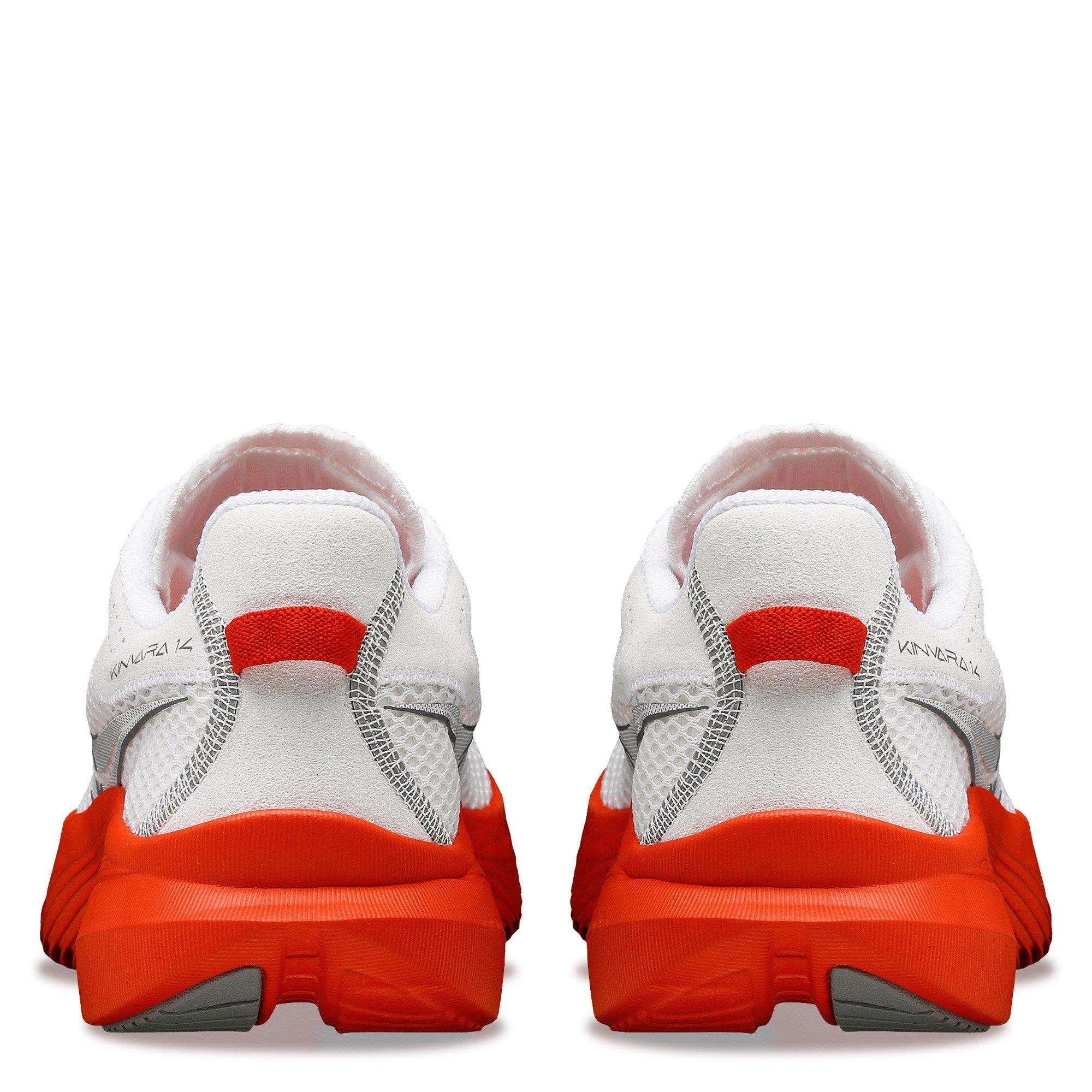 White/Infrared - Saucony - Kinvara 14 Womens Running Shoes - 6