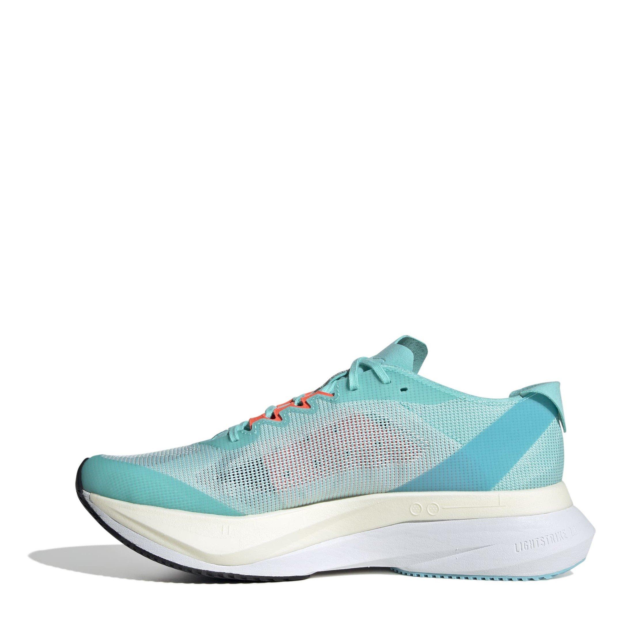 Flash Aqua/Silv - adidas - Adizero Boston 12 Running Shoes Womens - 2