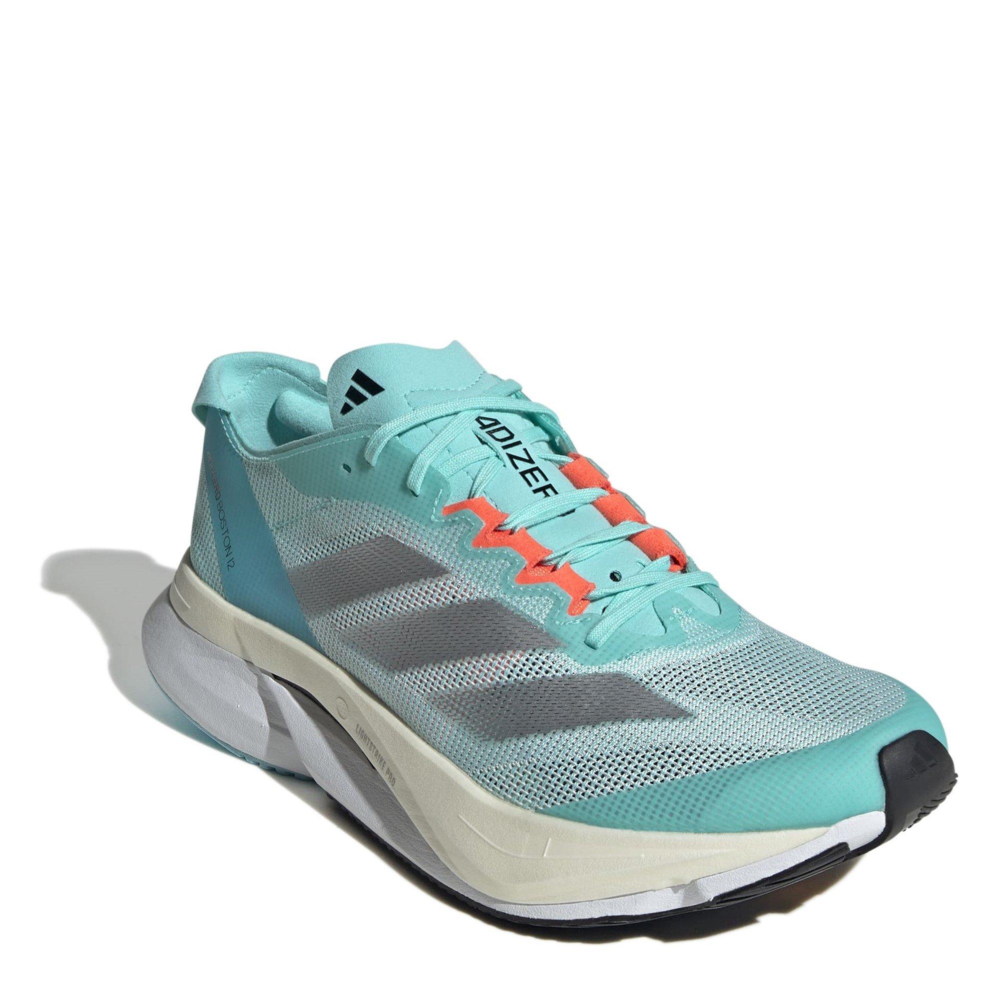 Flash Aqua/Silv - adidas - Adizero Boston 12 Running Shoes Womens - 3