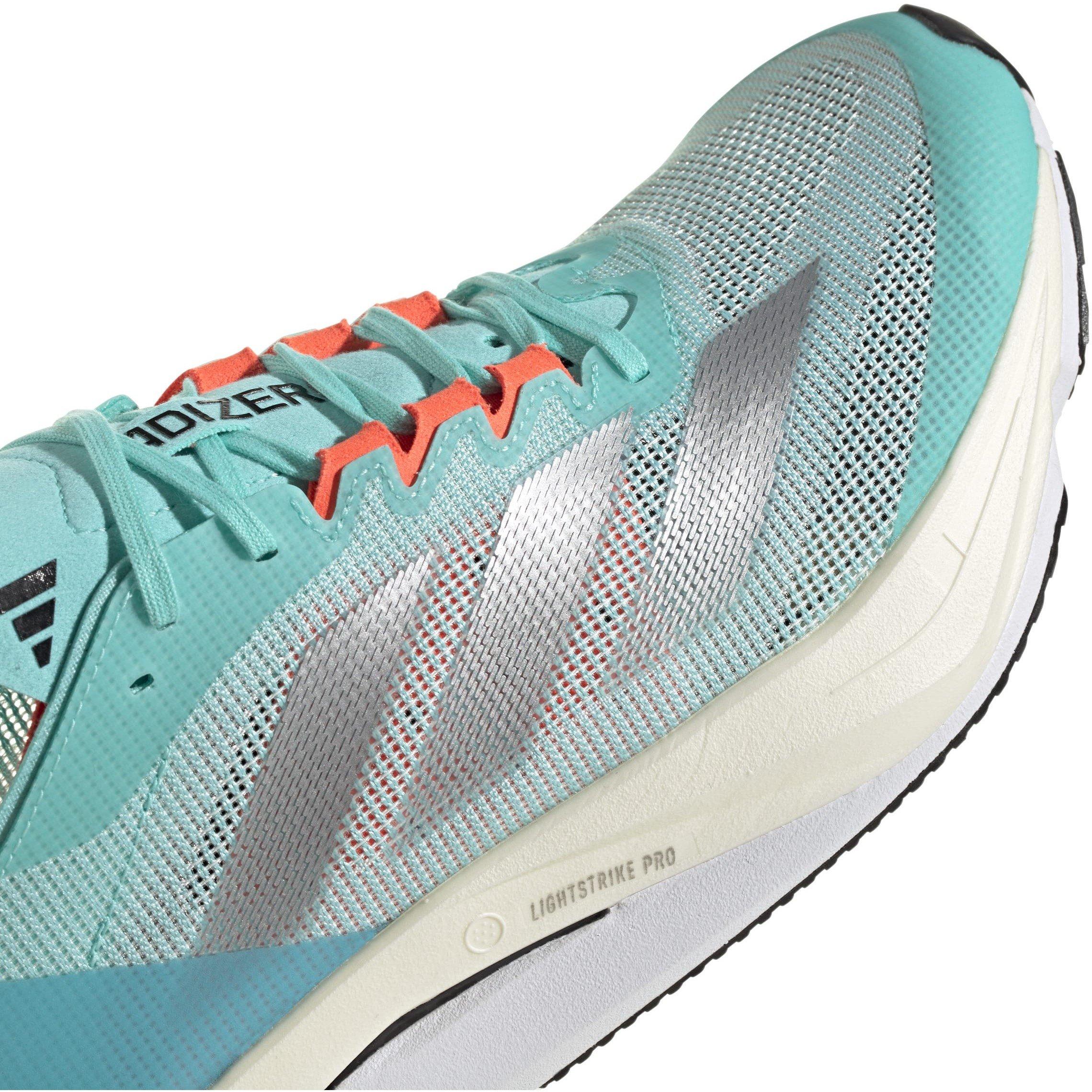 Flash Aqua/Silv - adidas - Adizero Boston 12 Running Shoes Womens - 7