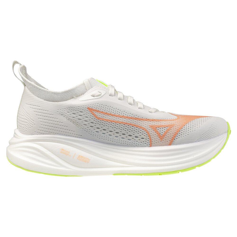 GF White/Flmngo - Mizuno - Women's Neo Zen 2 Road Running Shoes - 2