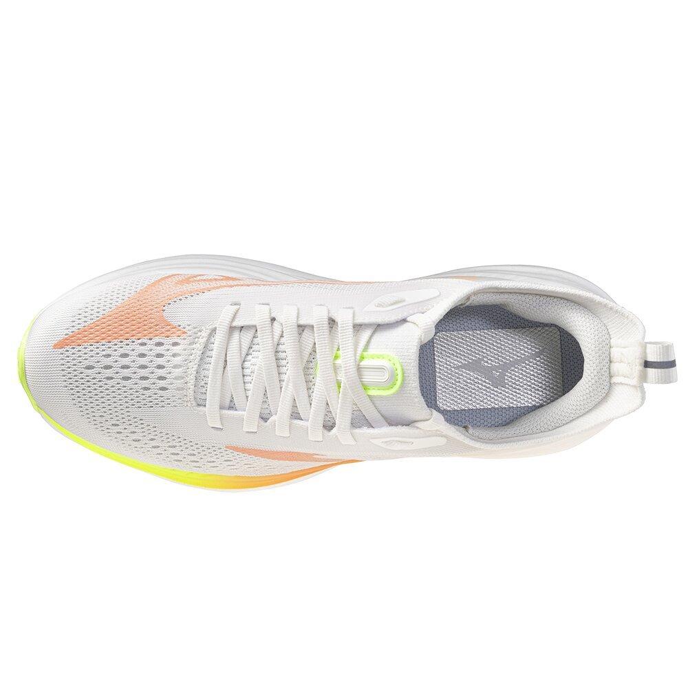 GF White/Flmngo - Mizuno - Women's Neo Zen 2 Road Running Shoes - 3