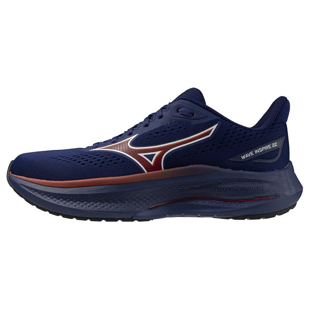 Mizuno Men's Wave Inspire 22 Road Running Shoes - Beacon Blue/Tmt - 8 (42)