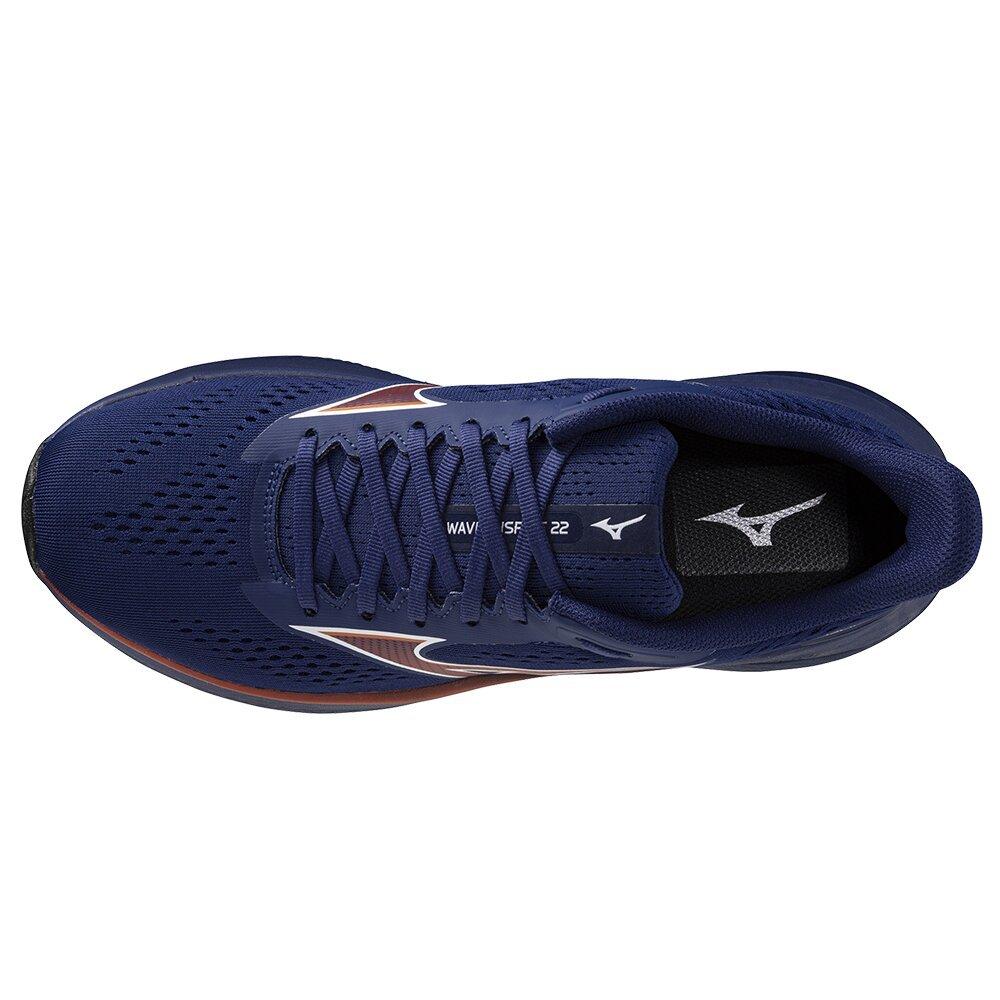 Beacon Blue/Tmt - Mizuno - Men's Wave Inspire 22 Road Running Shoes - 3