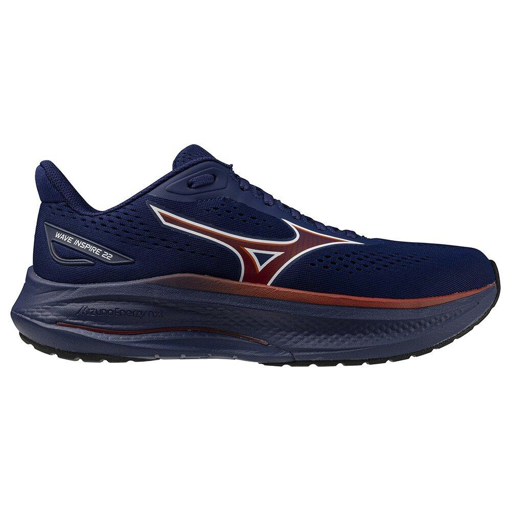 Beacon Blue/Tmt - Mizuno - Men's Wave Inspire 22 Road Running Shoes - 4