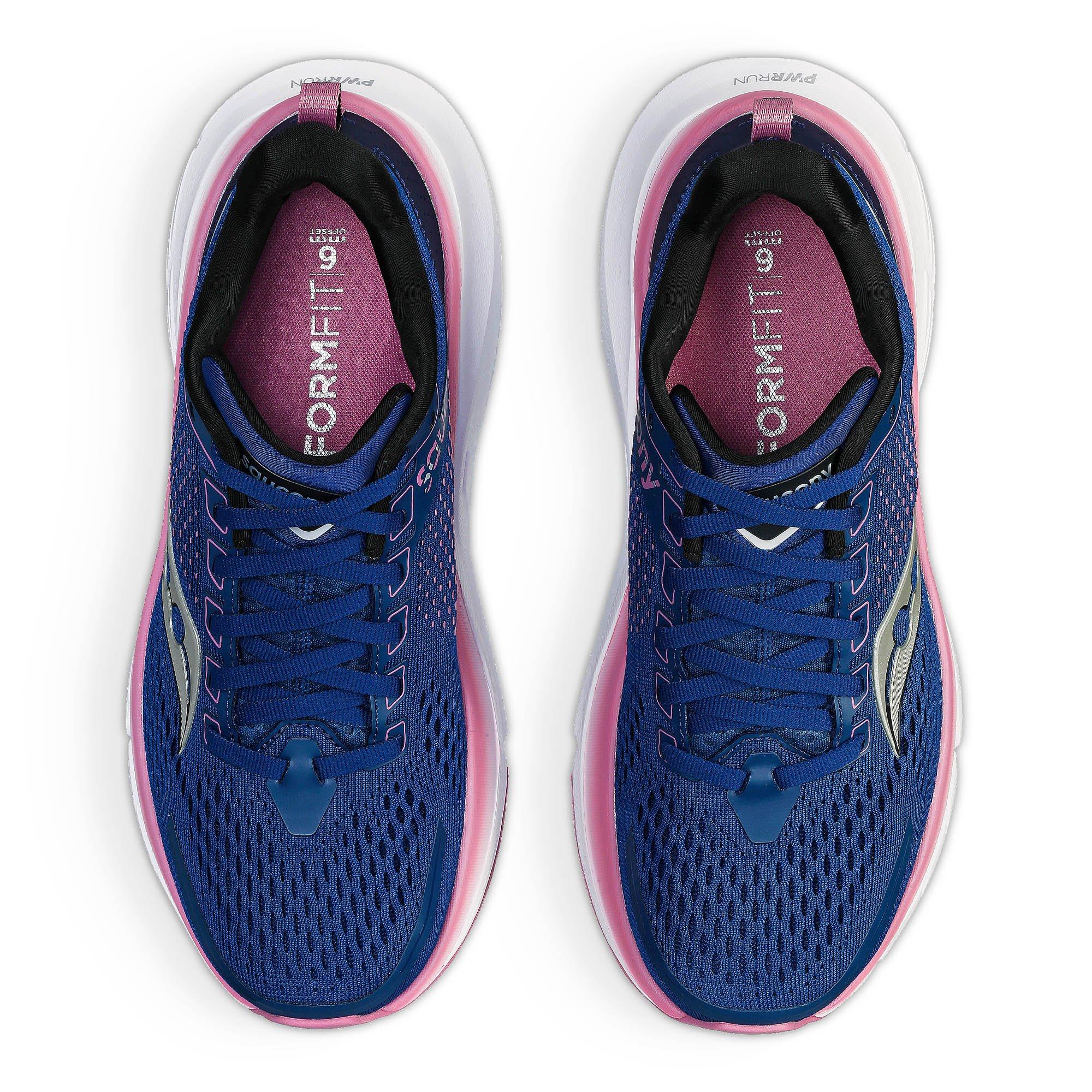 Navy/Orchid - Saucony - Saucony Guide 17 Womens Running Shoes - 4