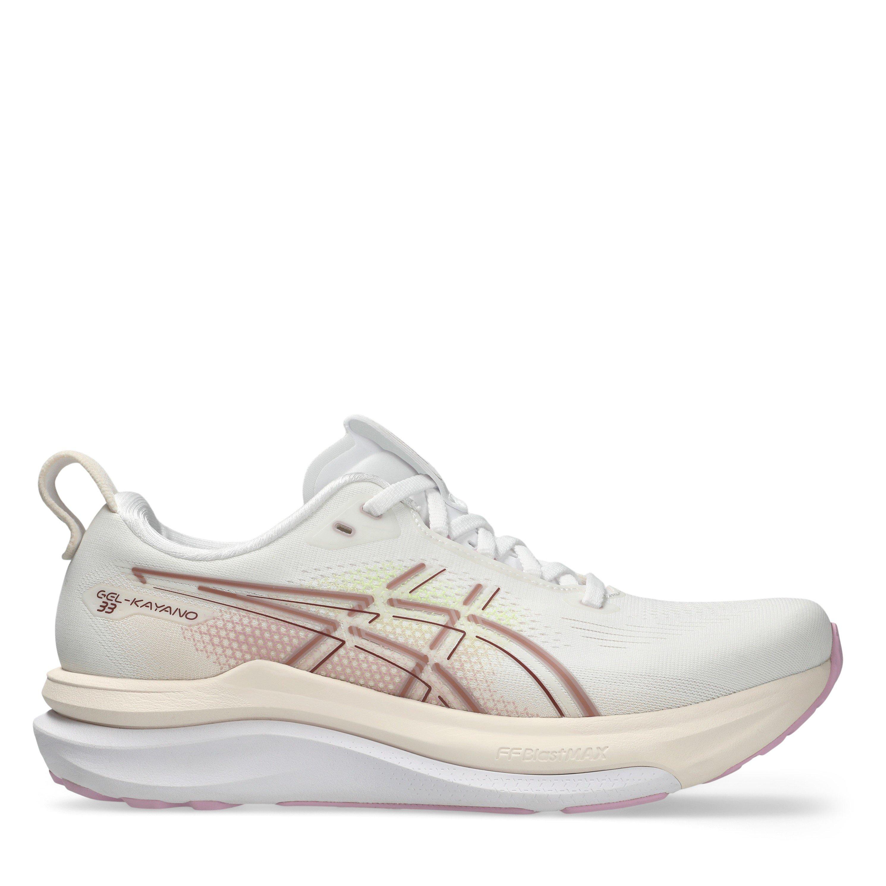 Hvid/Lilla - Asics - ASICS Gel Kayano 33 Womens Running Shoes - 1
