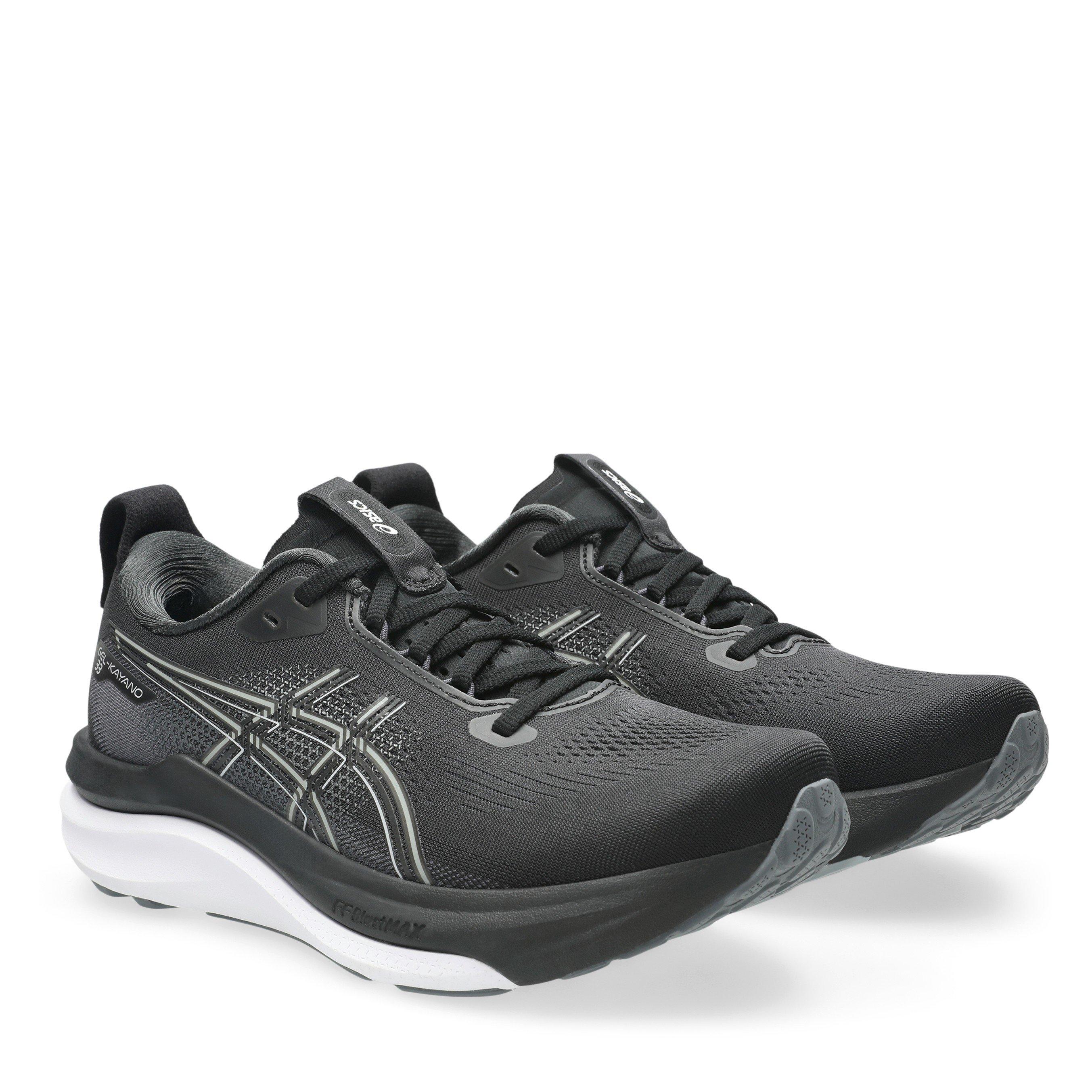 Black/White - Asics - ASICS Gel Kayano 33 Womens Running Shoes - 4