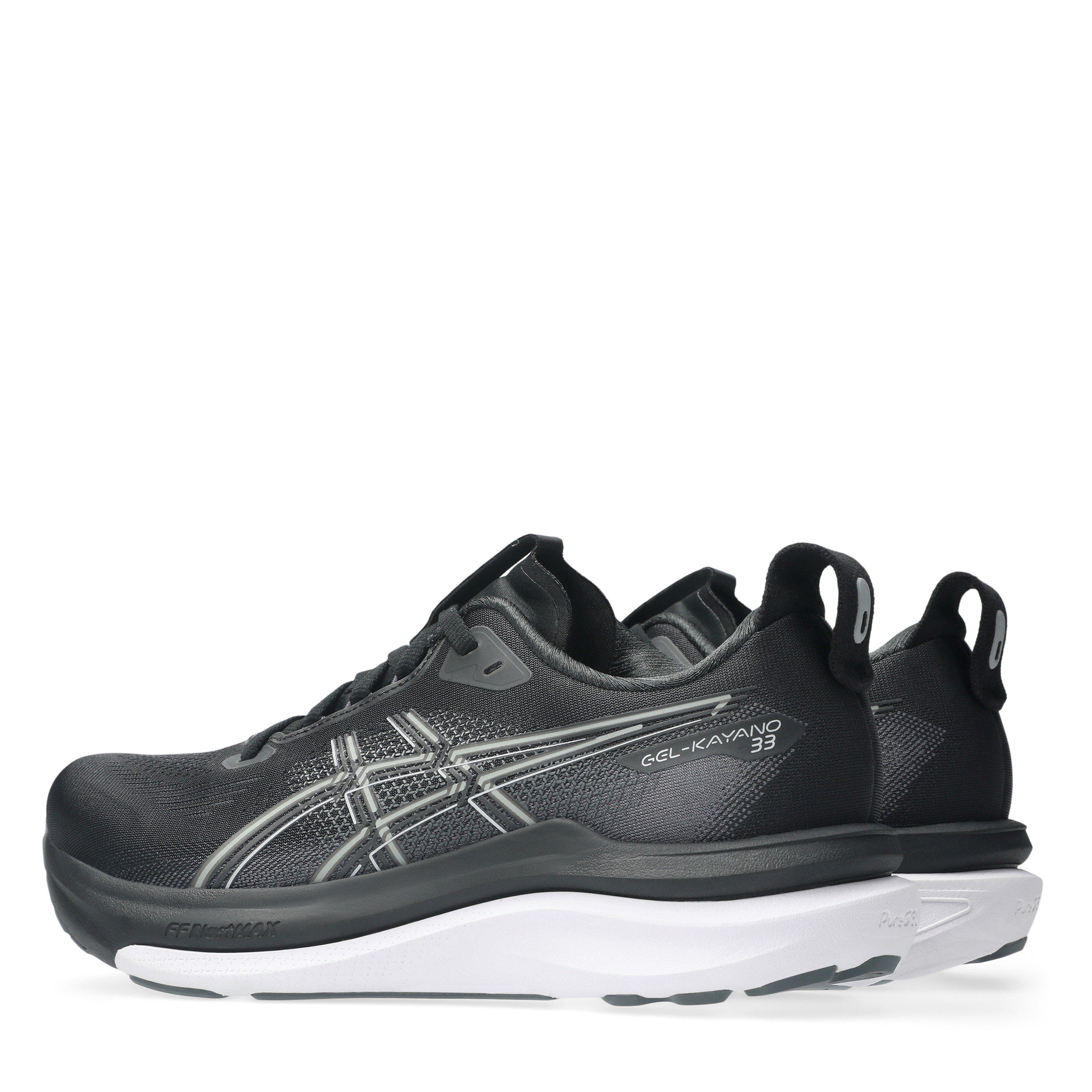 Black/White - Asics - ASICS Gel Kayano 33 Womens Running Shoes - 5
