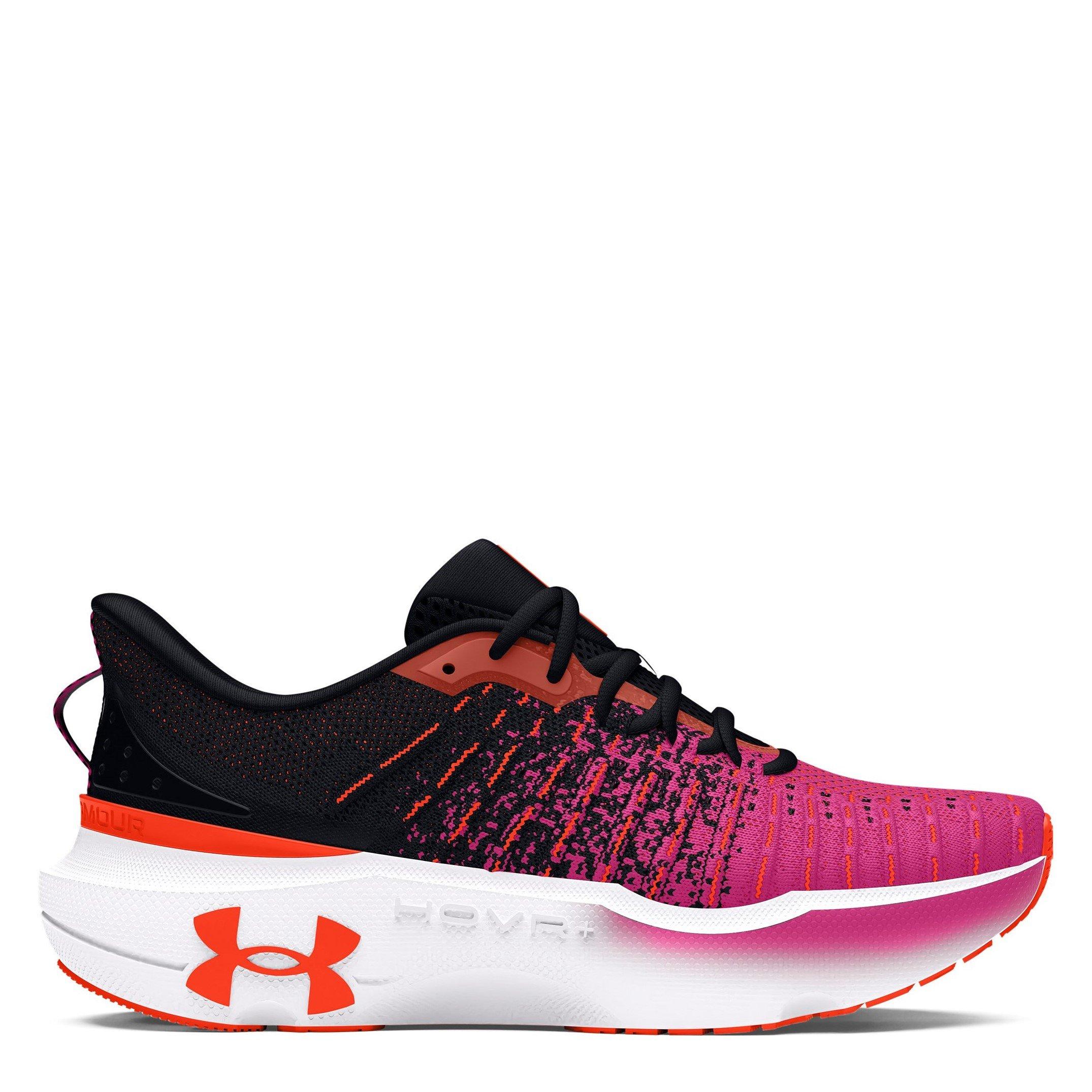 Black/ Fire - Under Armour - Infinite Elite Running Shoes Mens - 1