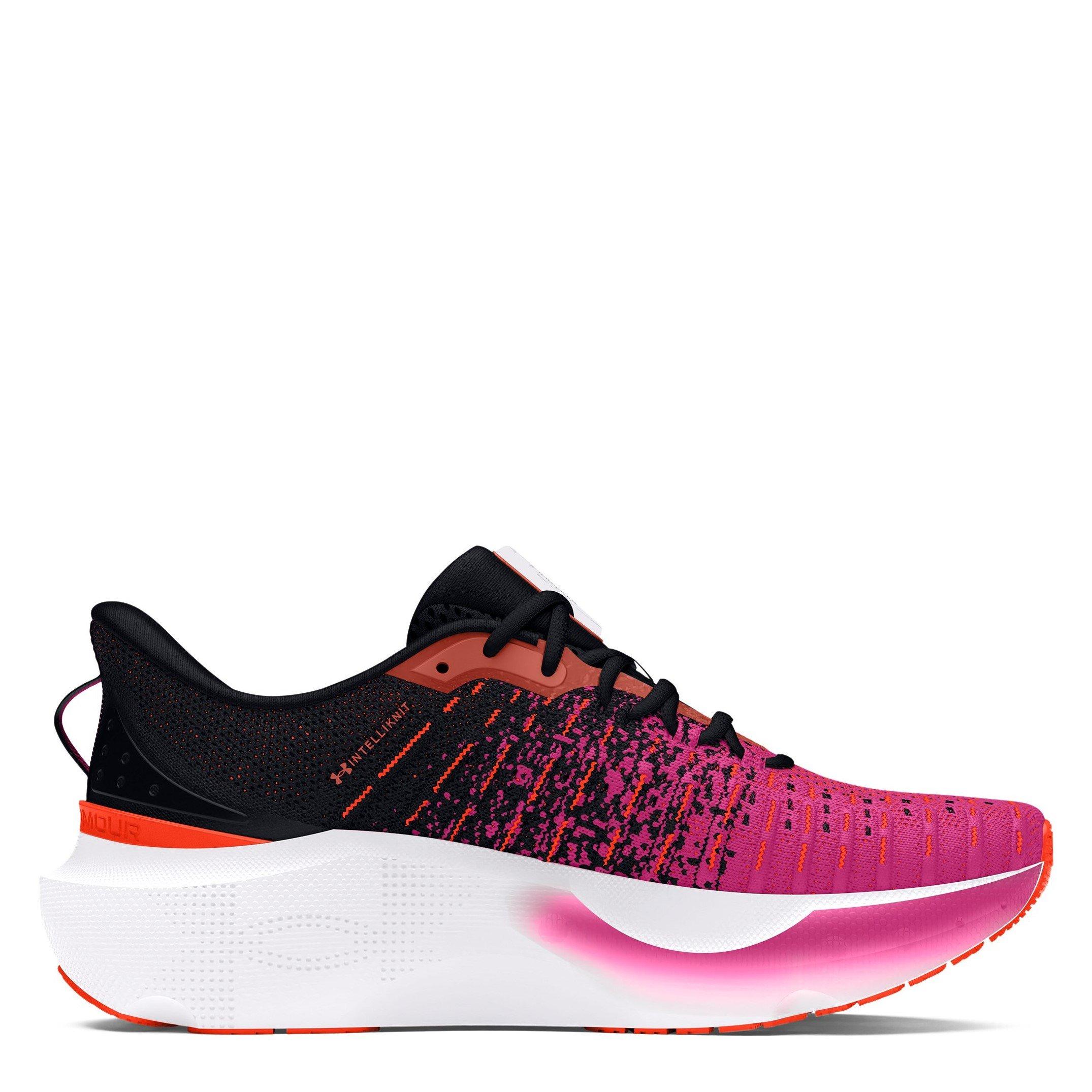 Black/ Fire - Under Armour - Infinite Elite Running Shoes Mens - 6