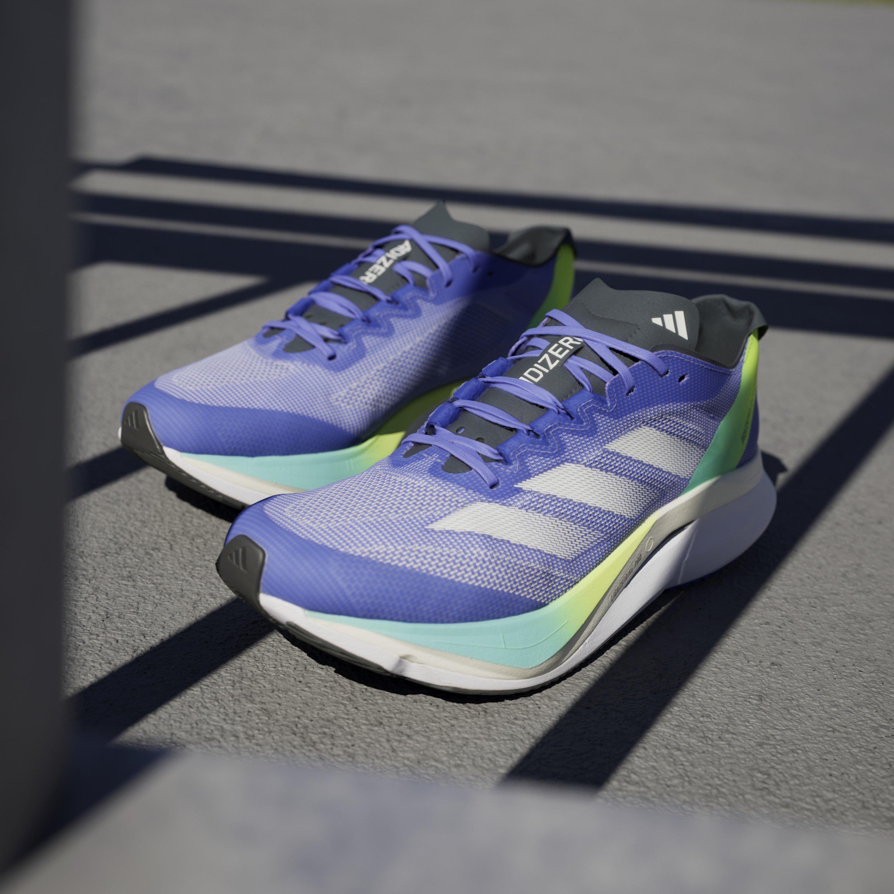 Kobalt Plava/Zer - adidas - Adizero Boston Fast Neutral Road Running Shoes - 16