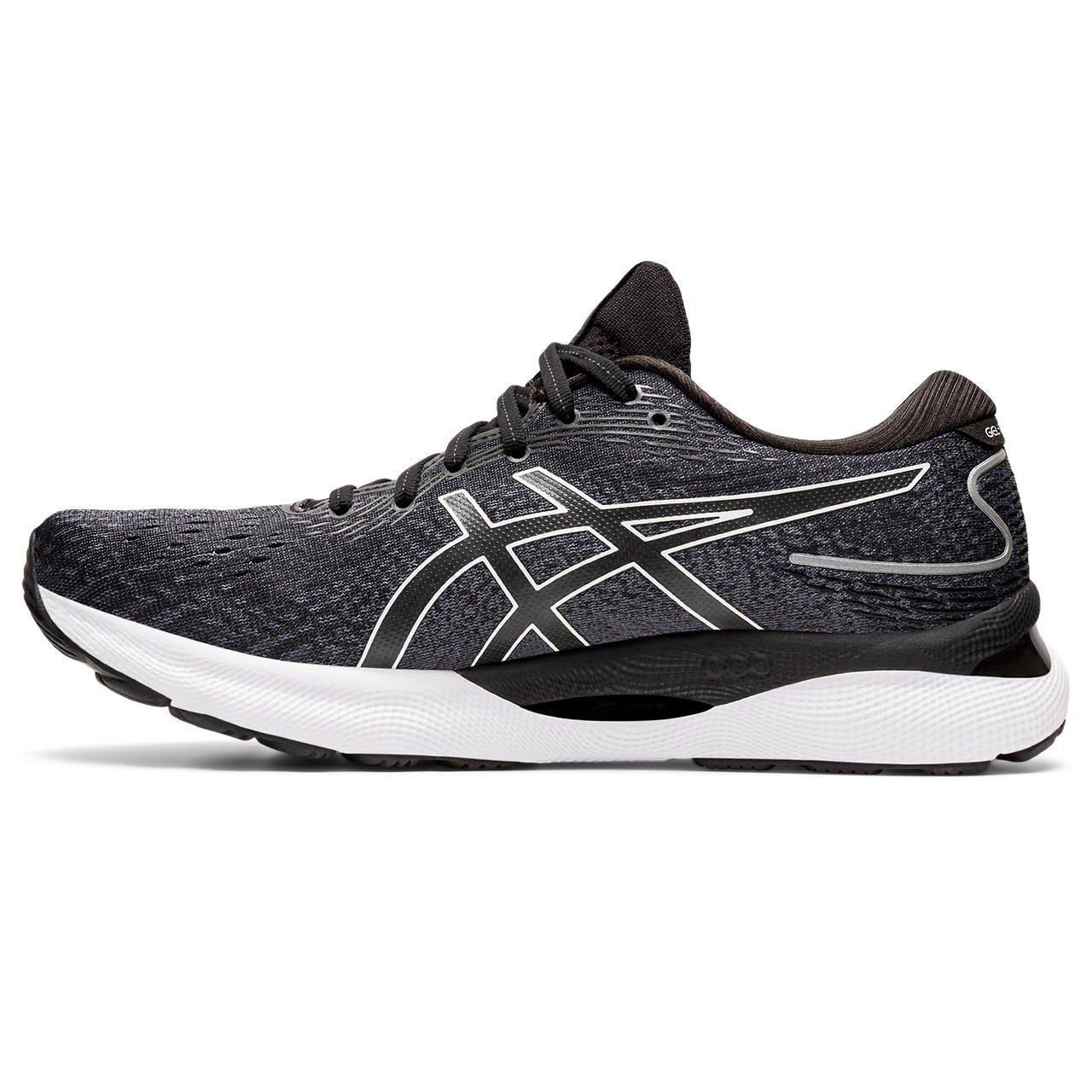 Black/White - Asics - GEL-Nimbus 24 Men's Running Shoes - 4