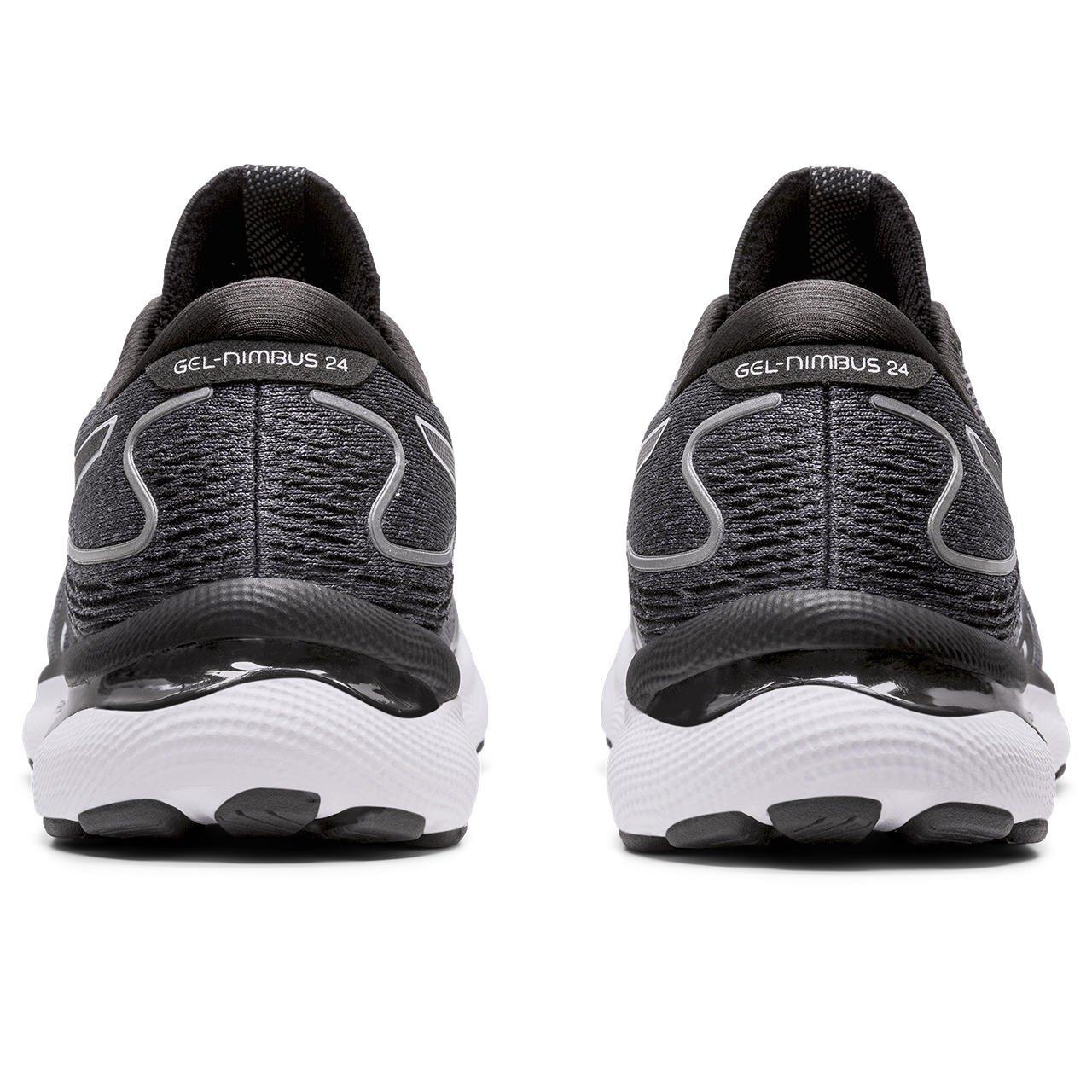 Black/White - Asics - GEL-Nimbus 24 Men's Running Shoes - 6