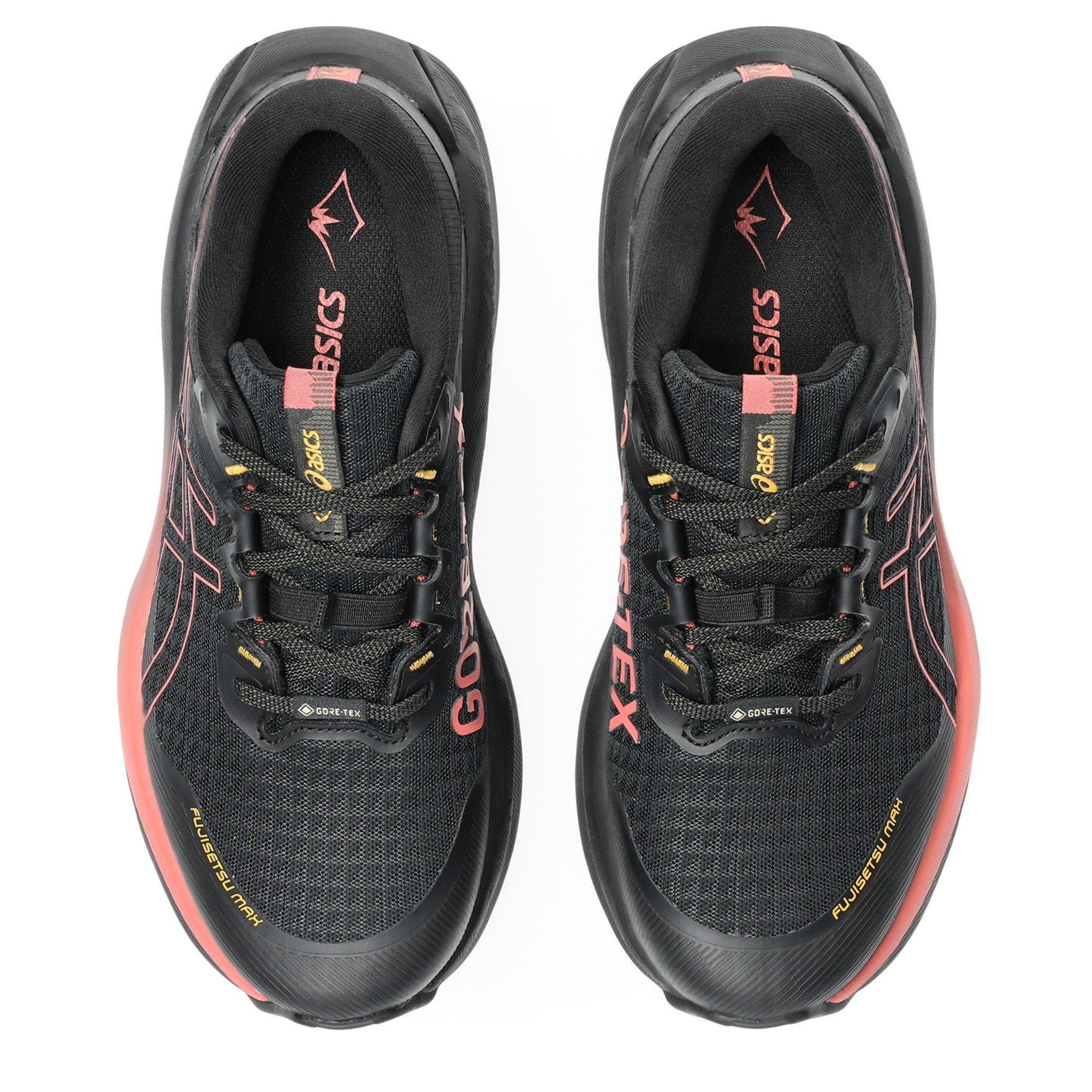 Zwart/Roze Klei - Asics - Fujisetsu Max Gtx Trail Running Shoes Womens - 6