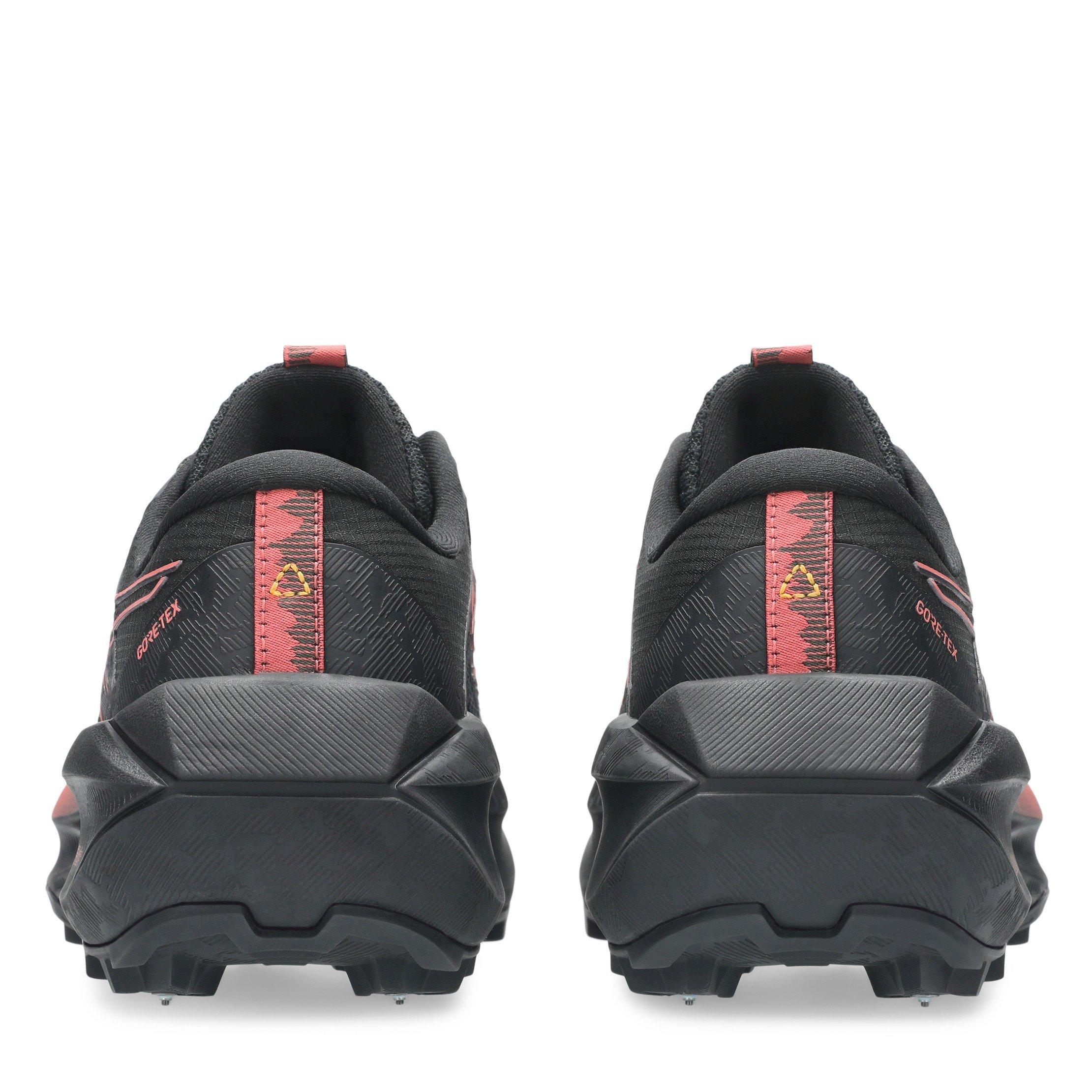 Zwart/Roze Klei - Asics - Fujisetsu Max Gtx Trail Running Shoes Womens - 7