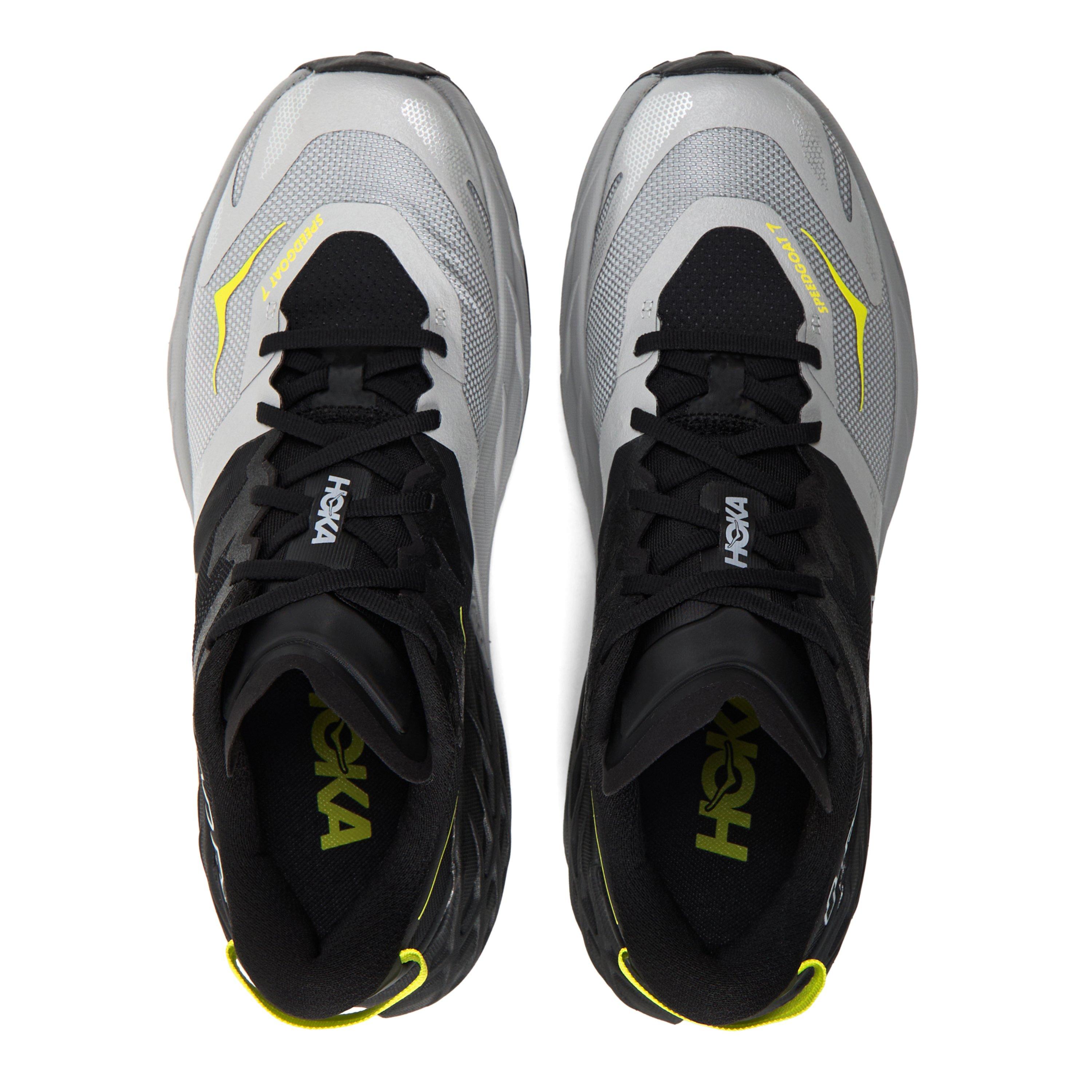 Black/Grey - Hoka - Men's Speedgoat 7 Trail Running Shoes - 4