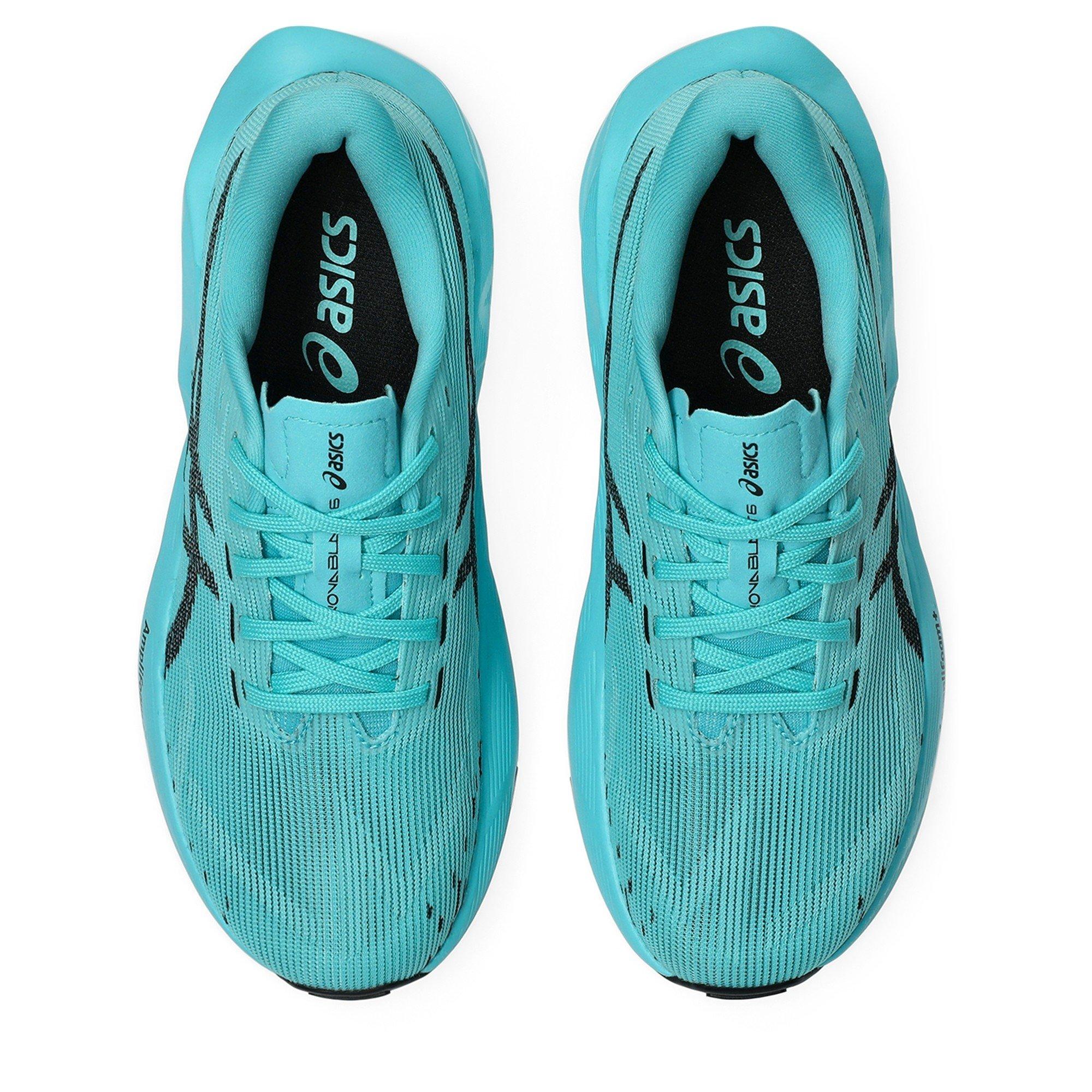 Eisminze/Schwarz - Asics - Kids' Novablast 6 Road Running Shoes - 6