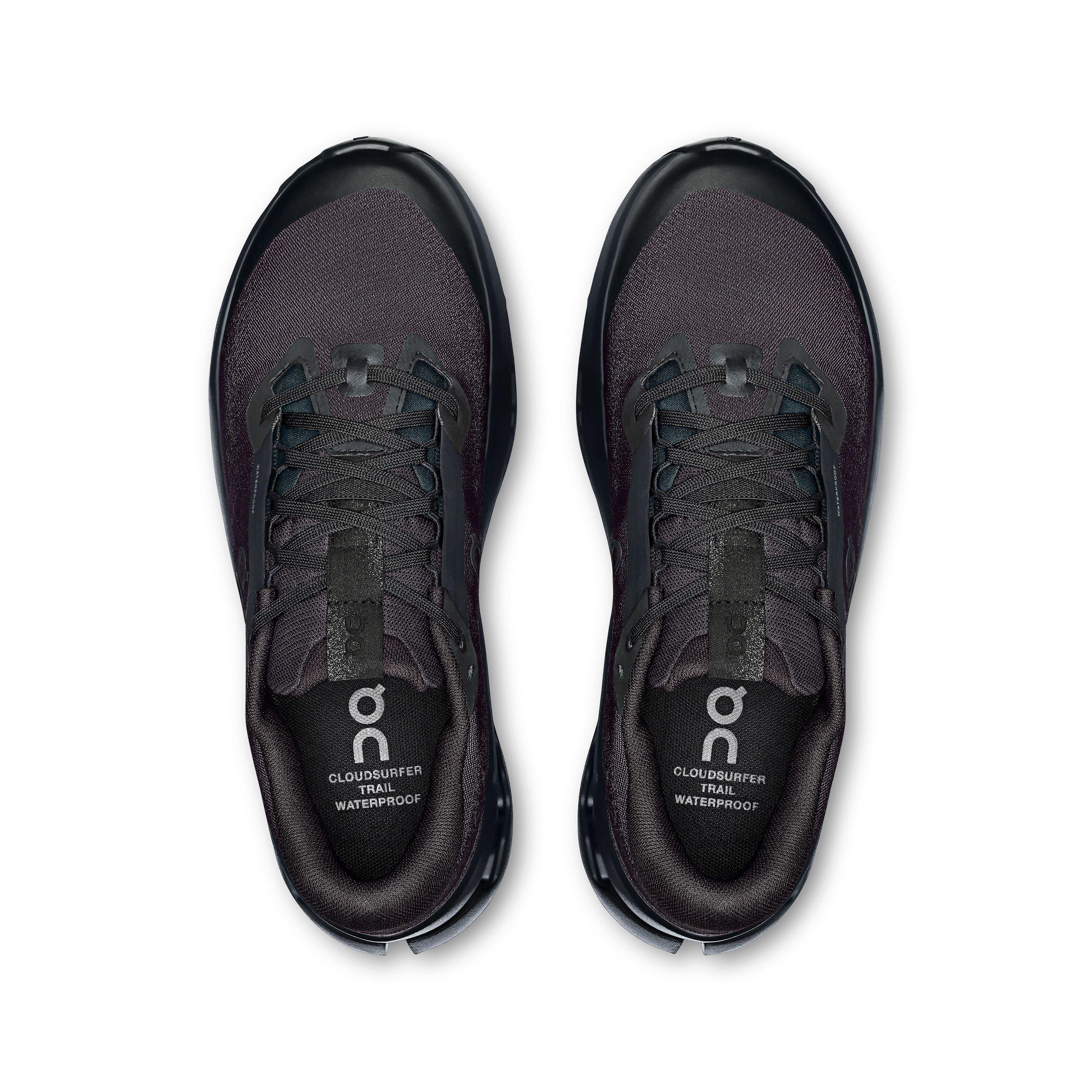 Black - On - Cloudsurf Off-Road Trail Running Shoes - 4