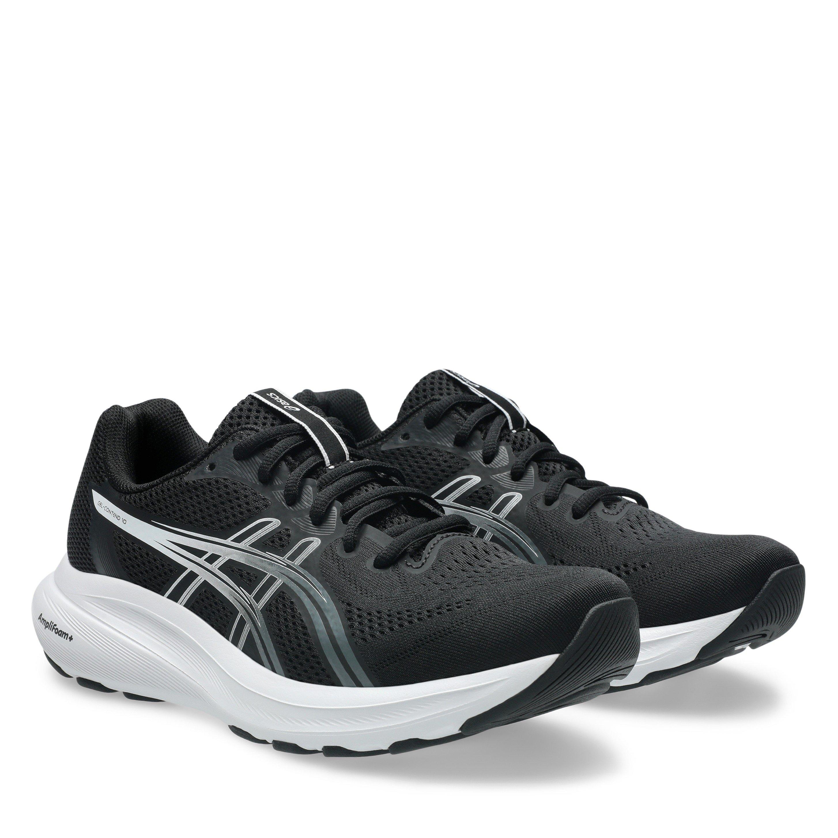 Noir/Blanc - Asics - Womens Asics Contend 10 Everyday Running Sgoes - 4