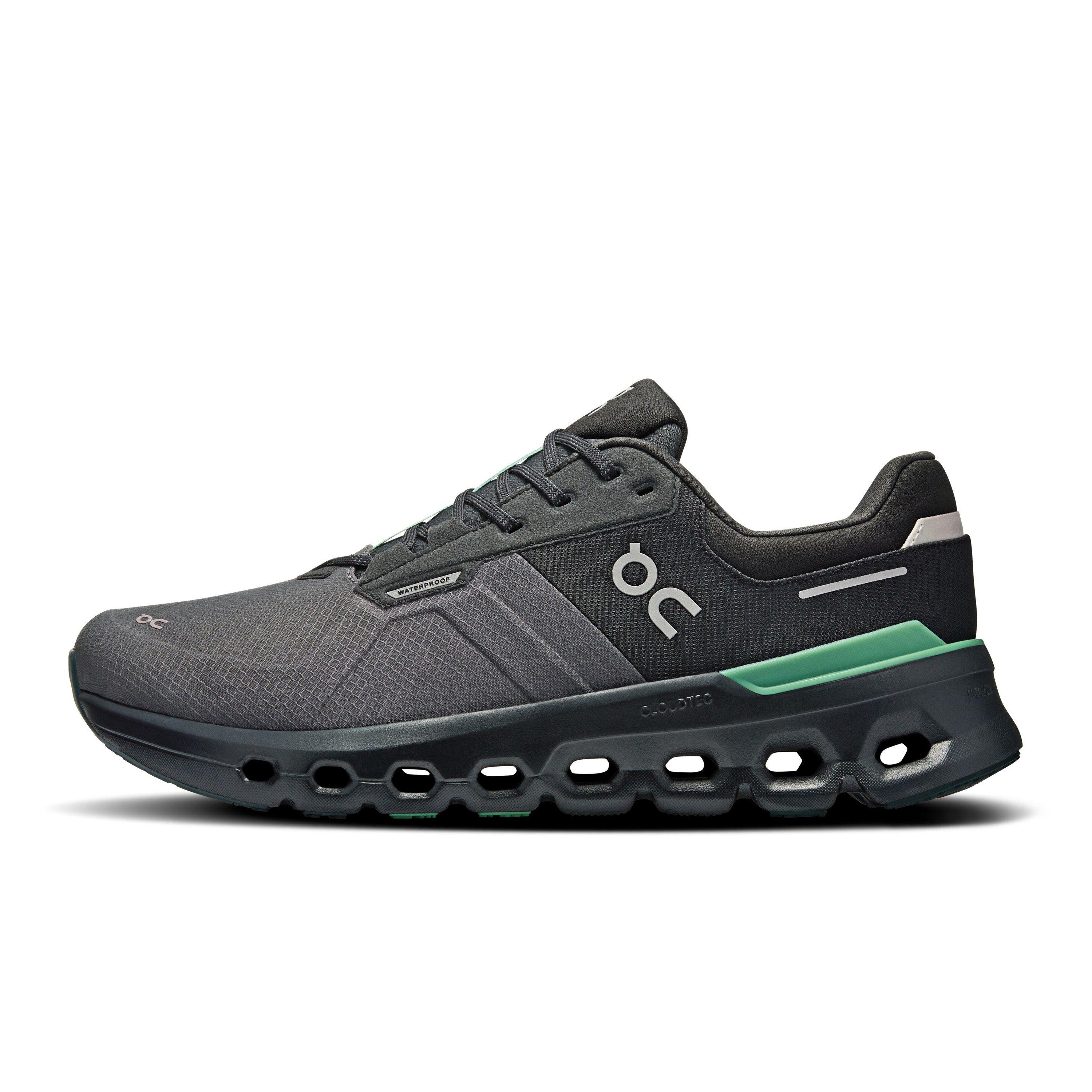 Black/Green - On - Cloudrunner 2 Waterproof Running Shoes Mens - 2