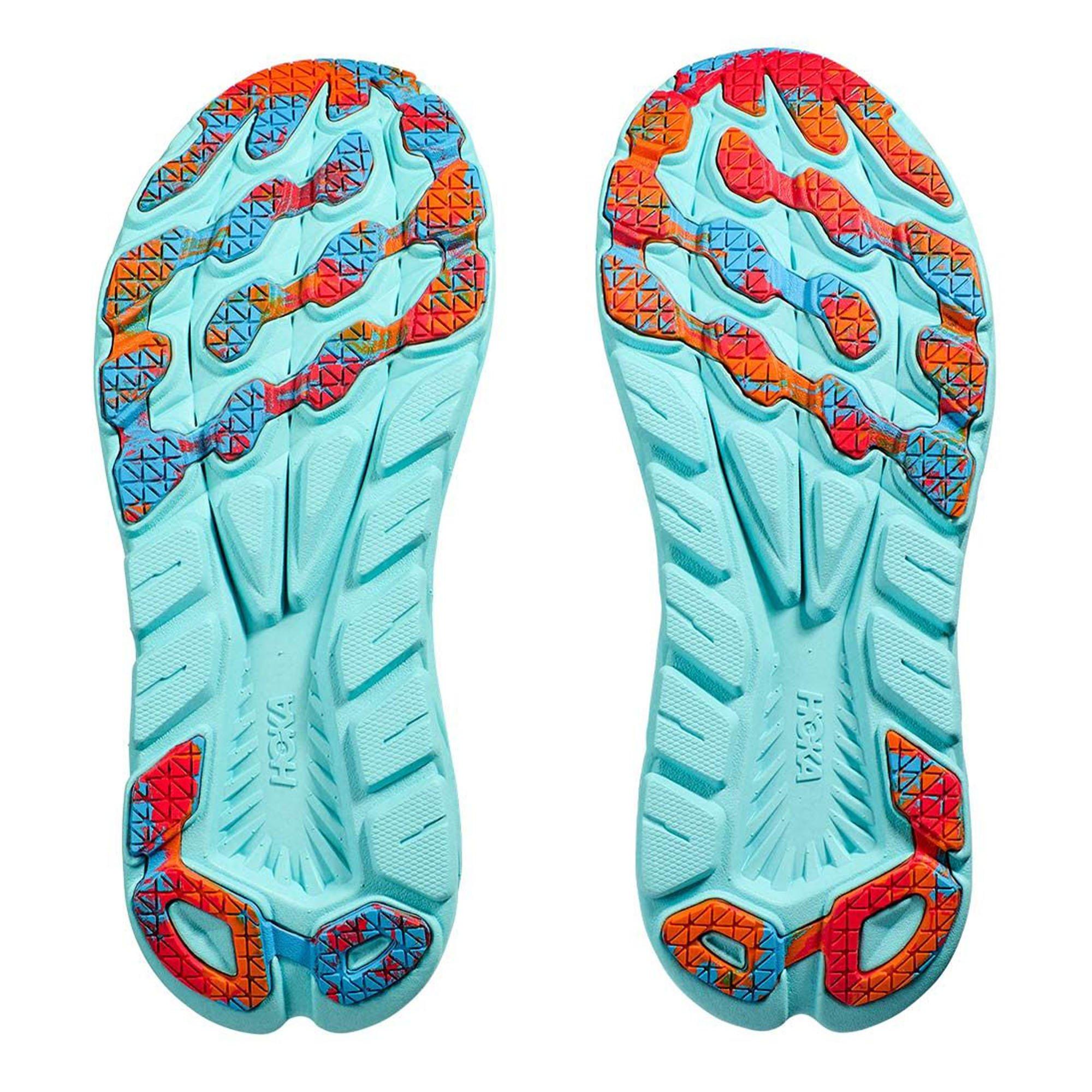 Poppy/Cludless - Hoka - Rincon 3 Wide Mens Running Shoes - 3