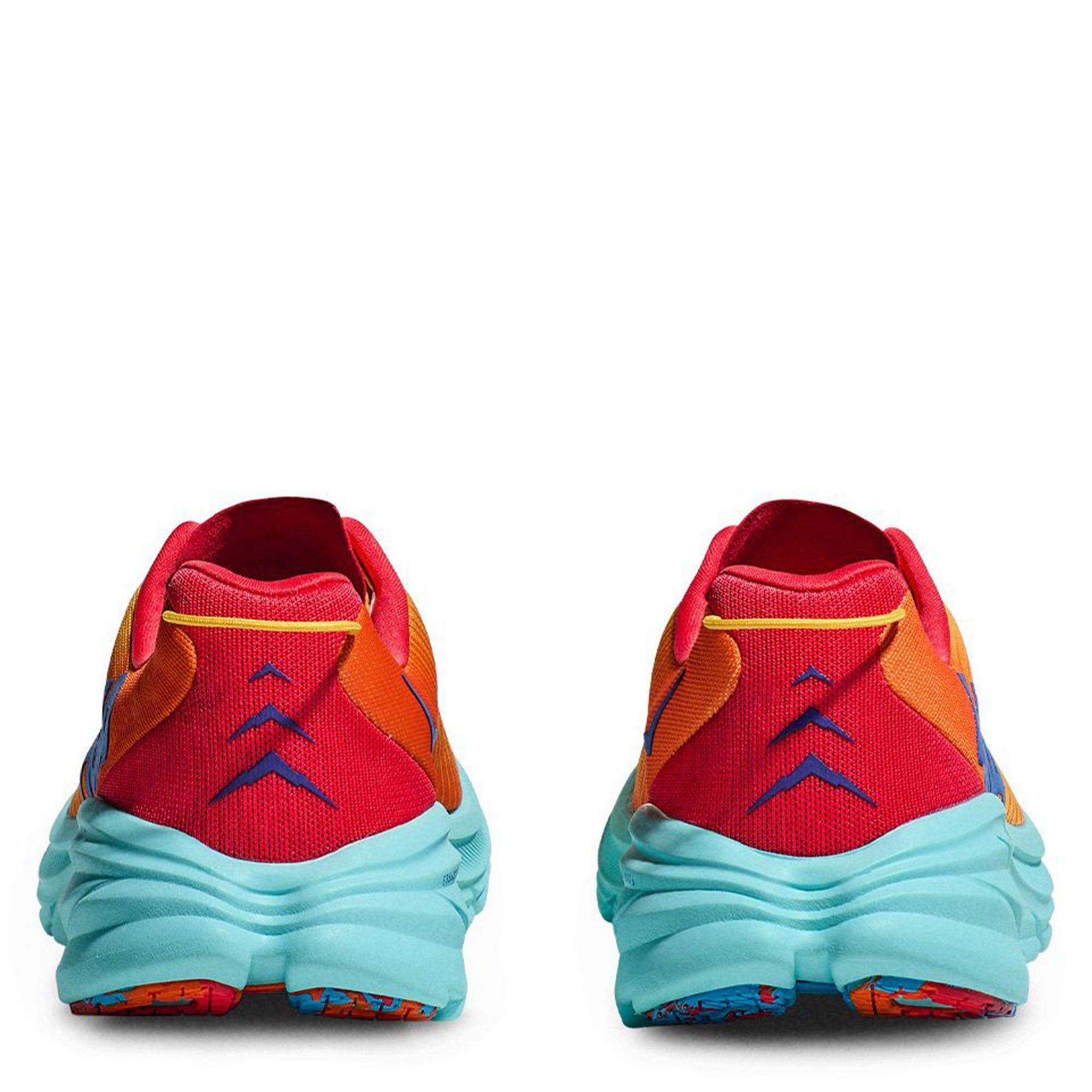 Poppy/Cludless - Hoka - Rincon 3 Wide Mens Running Shoes - 4