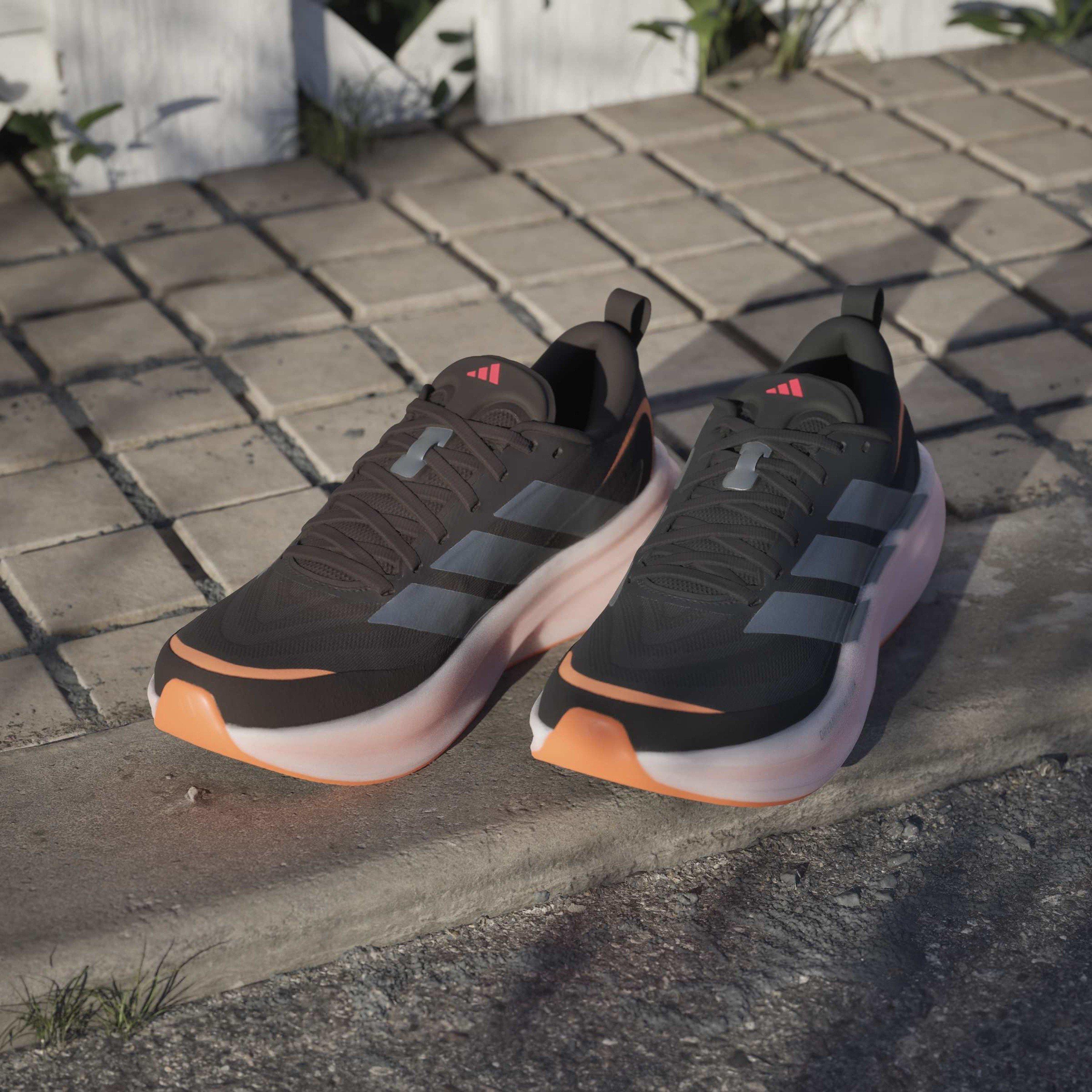 Blk/Iron/Orange - adidas - Supernova Glide Mens Running Shoes - 12