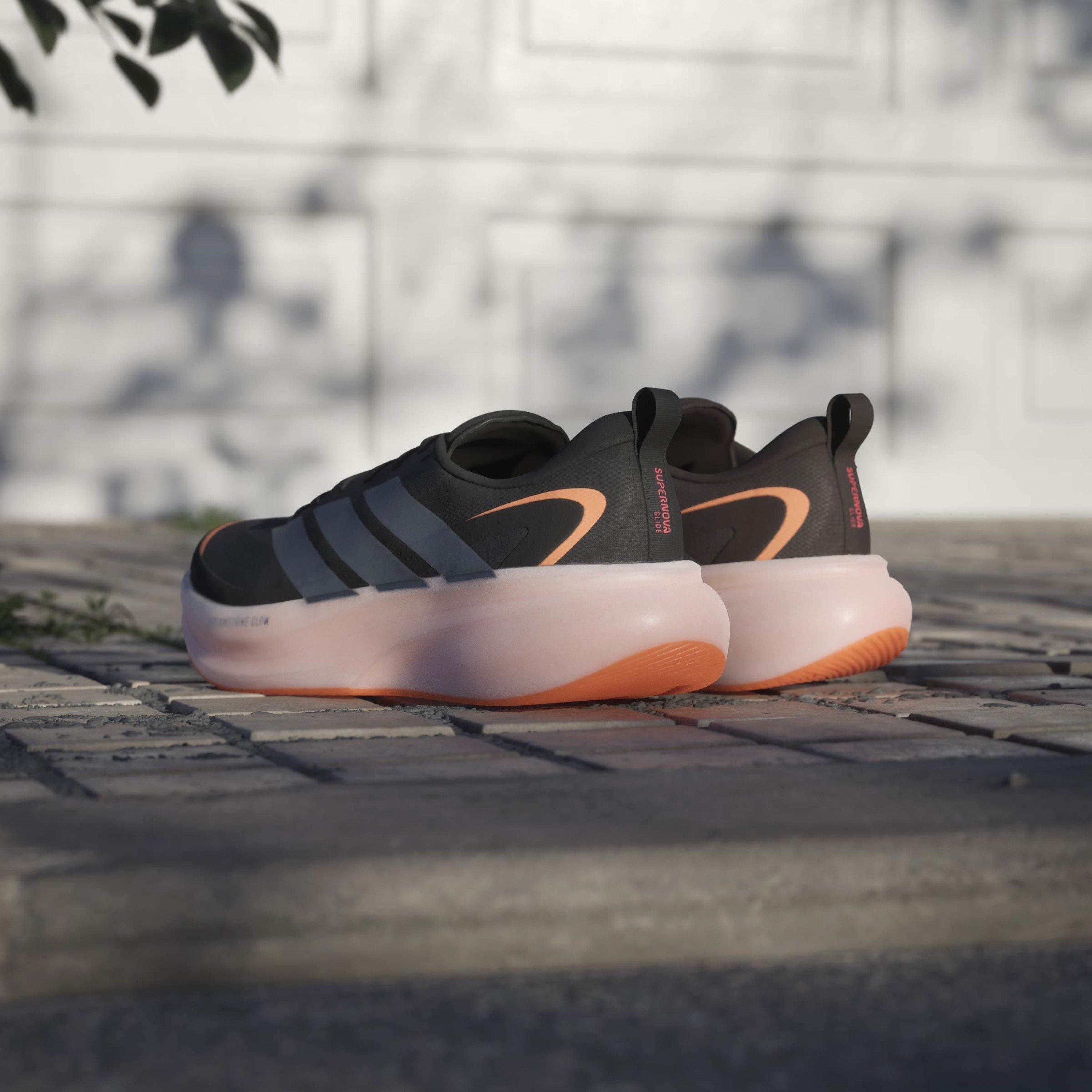 Blk/Iron/Orange - adidas - Supernova Glide Mens Running Shoes - 13