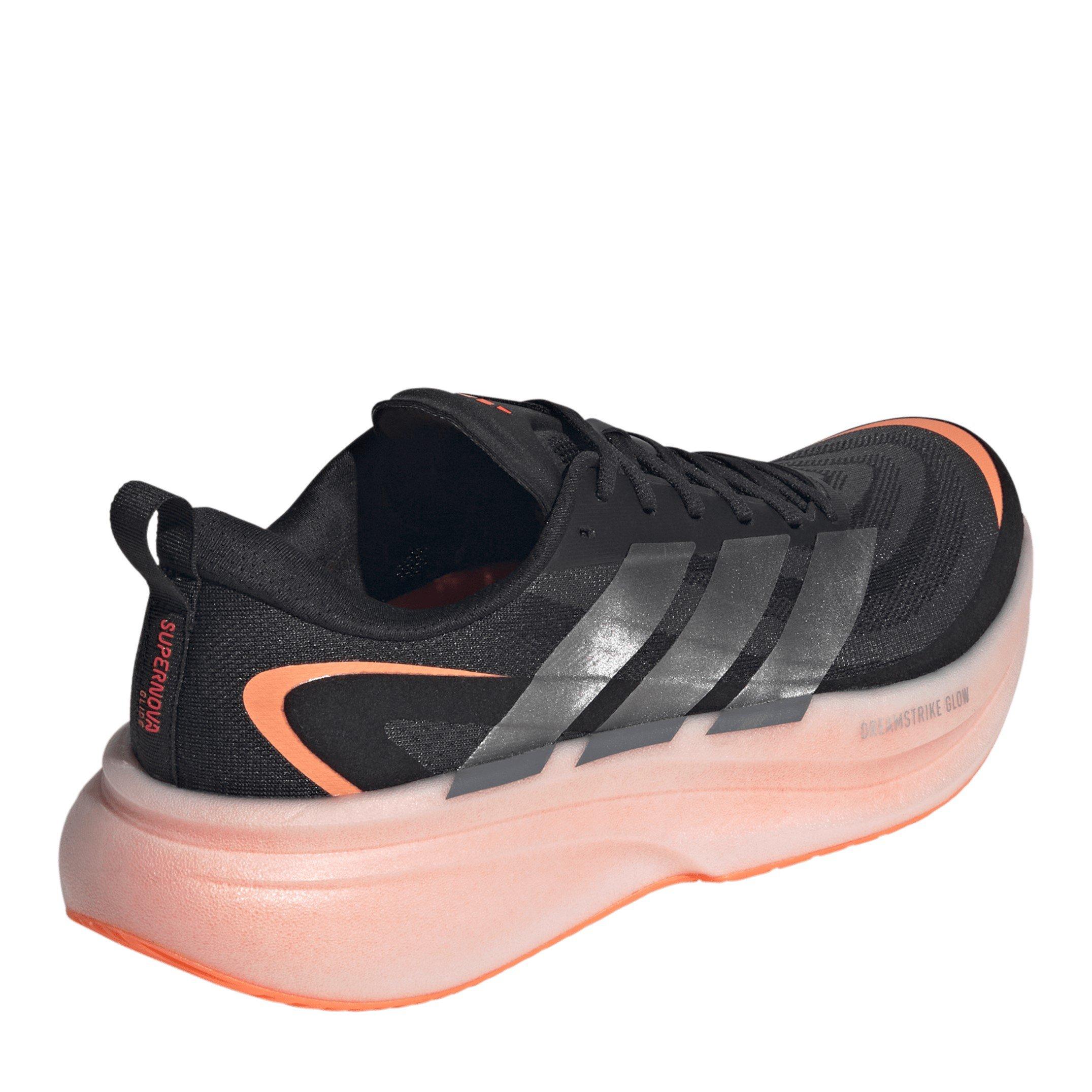 Blk/Iron/Orange - adidas - Supernova Glide Mens Running Shoes - 4