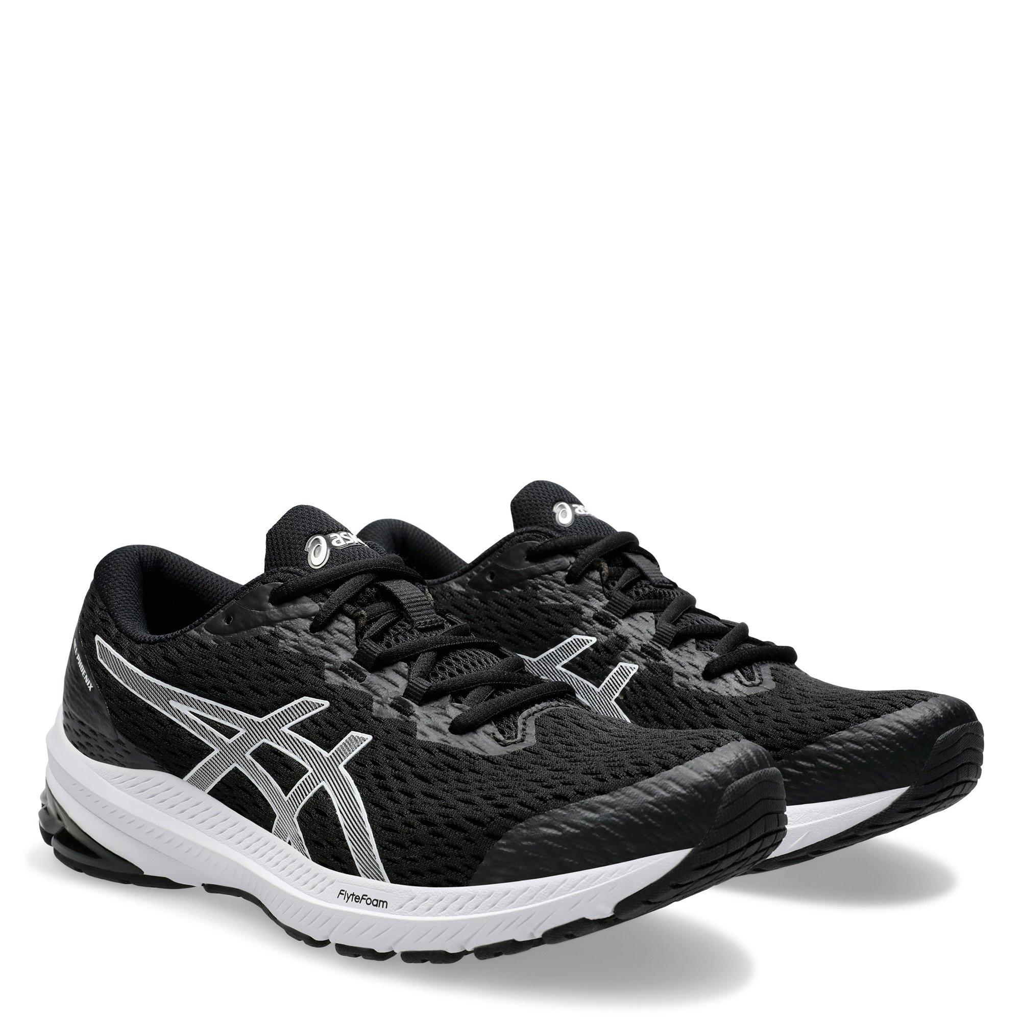 BLK/GLACIER GRY - Asics - GEL Phoenix 12 Mens Running Shoes - 5