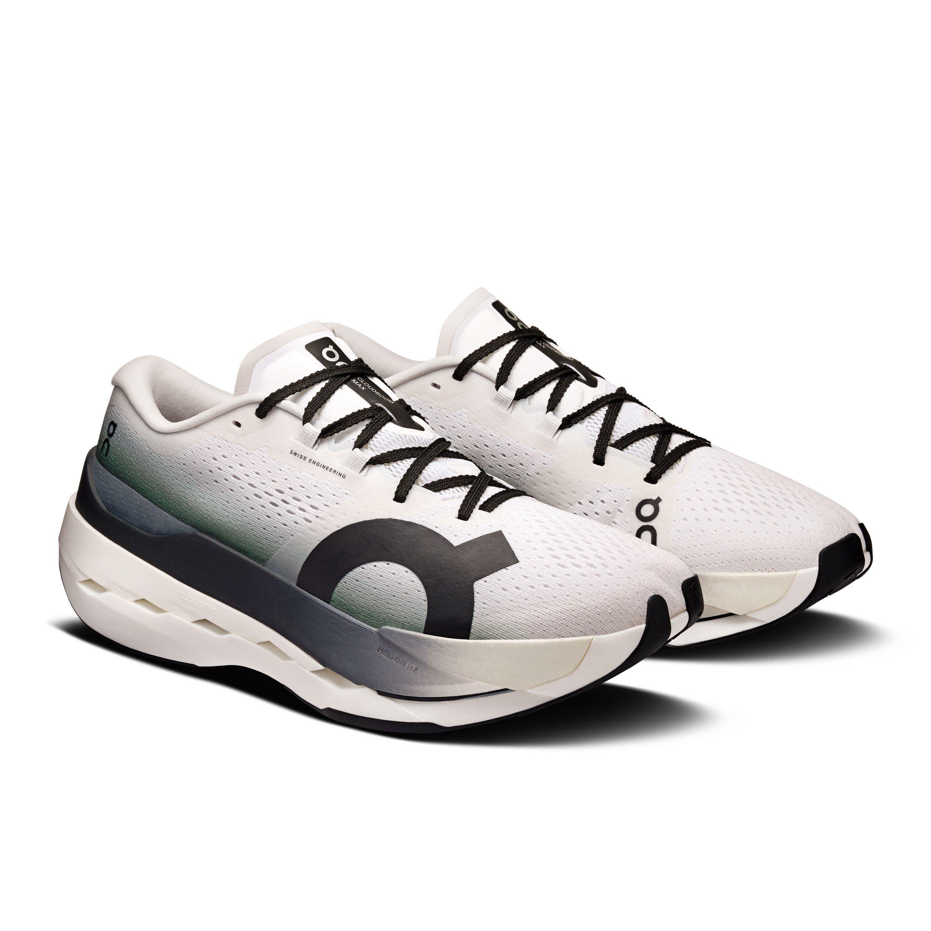 White/Black - On - Cloudboom Max Running Shoes Mens - 3