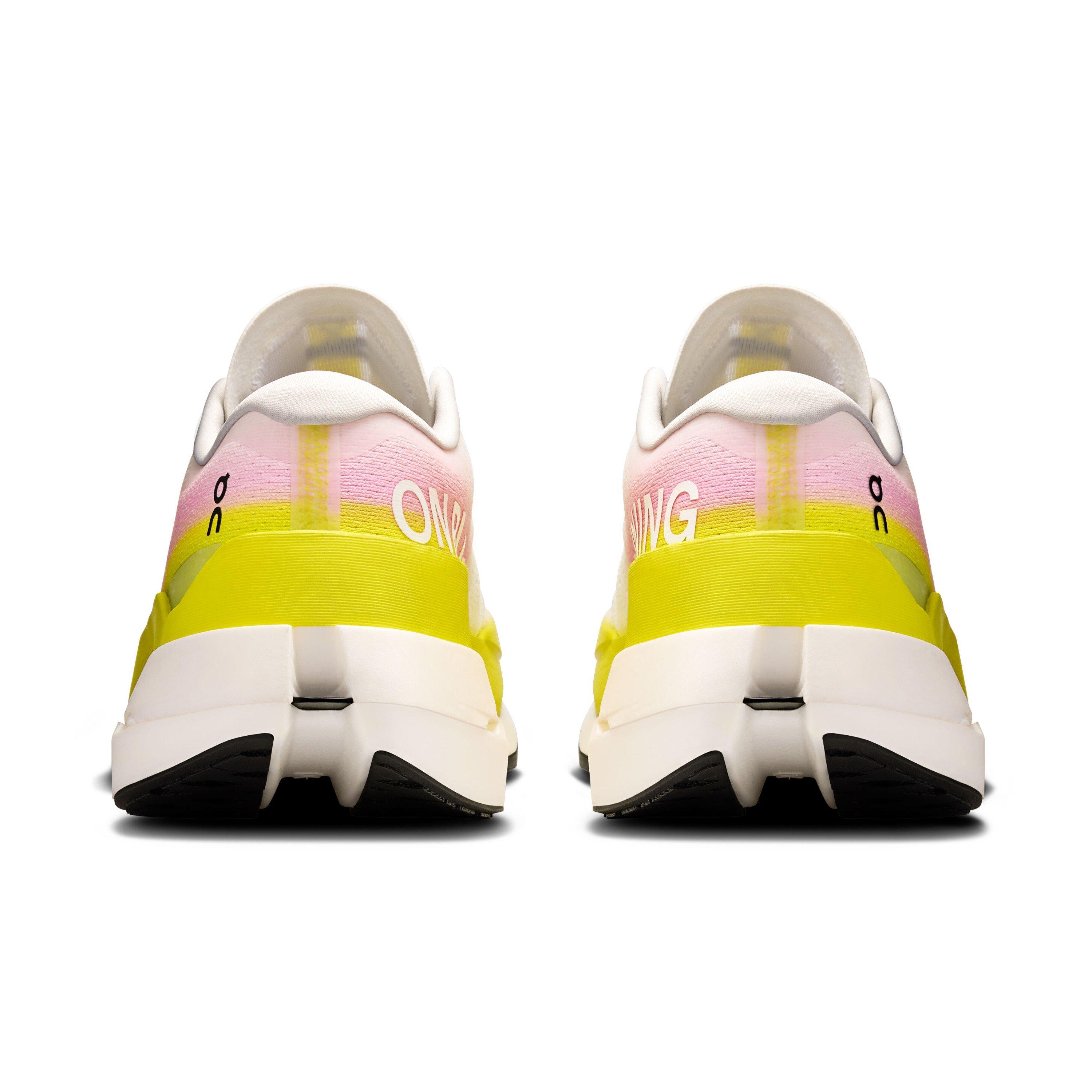 White/Lime - On - Cloudboom Max Running Shoes Mens - 6