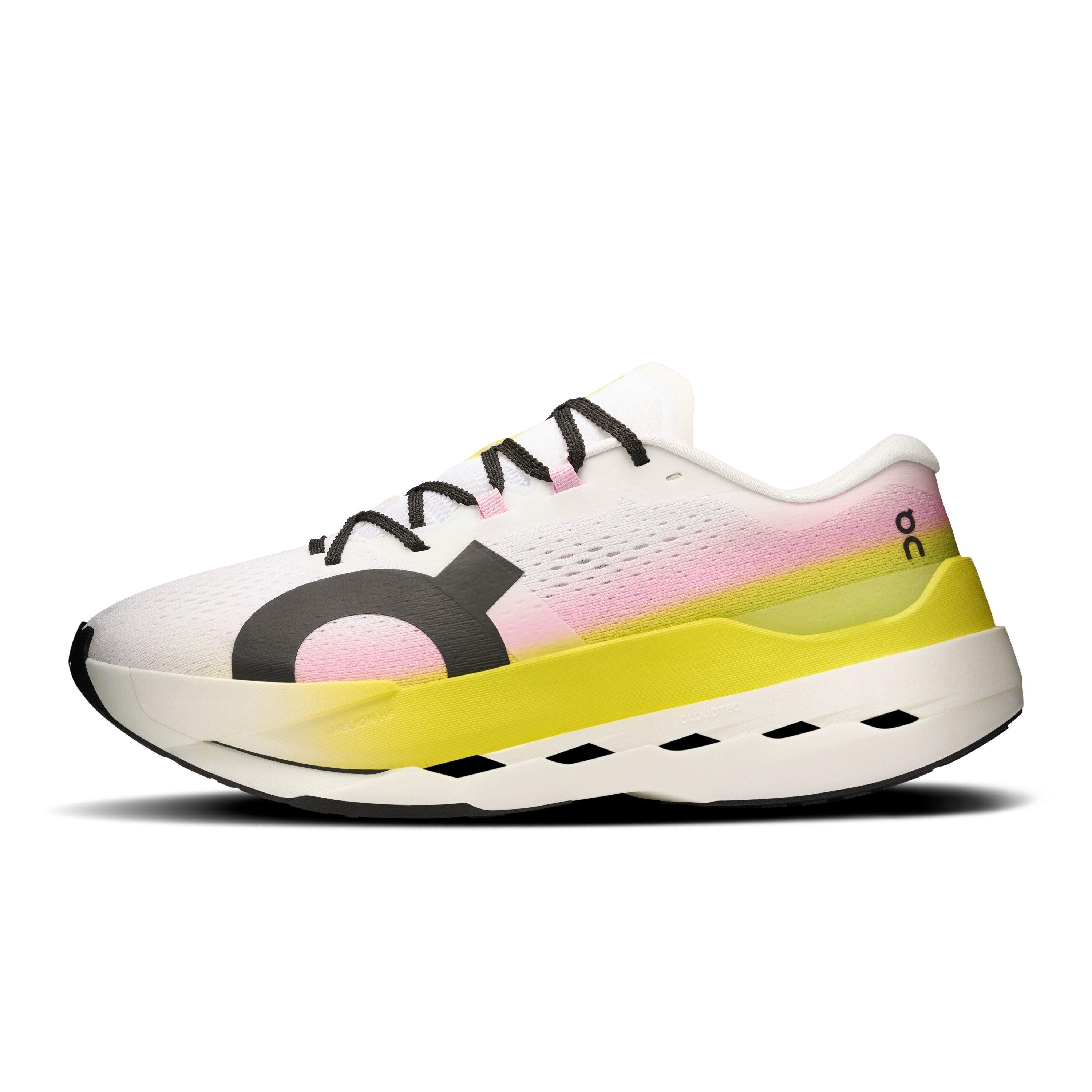 White/Lime - On - Cloudboom Max Running Shoes Mens - 7