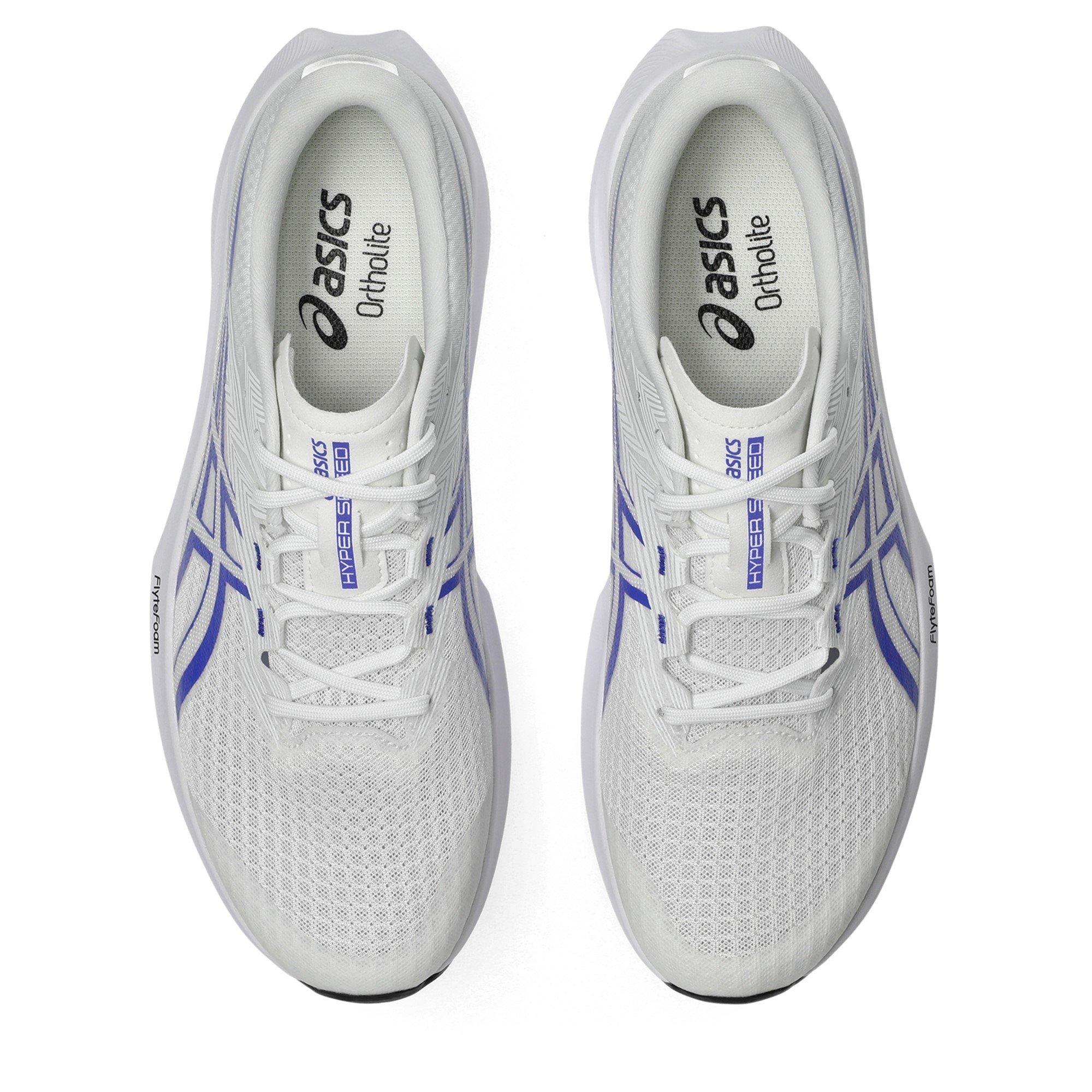 WHITE/BURST - Asics - Hyper Speed 5 Mens Running Shoes - 6