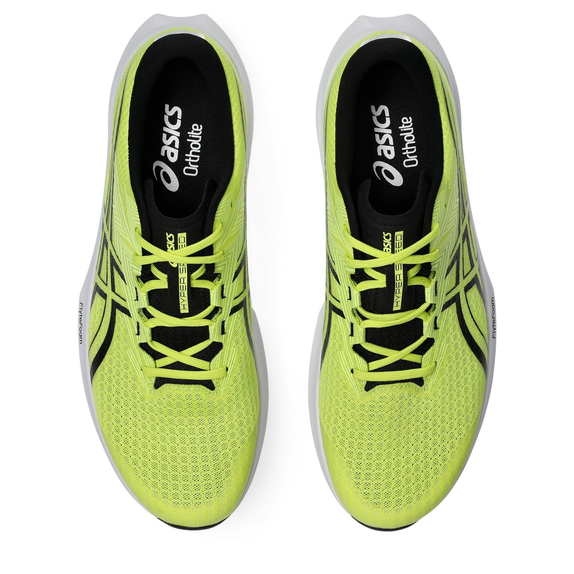 CITRON/BLACK - Asics - Hyper Speed 5 Mens Running Shoes - 6