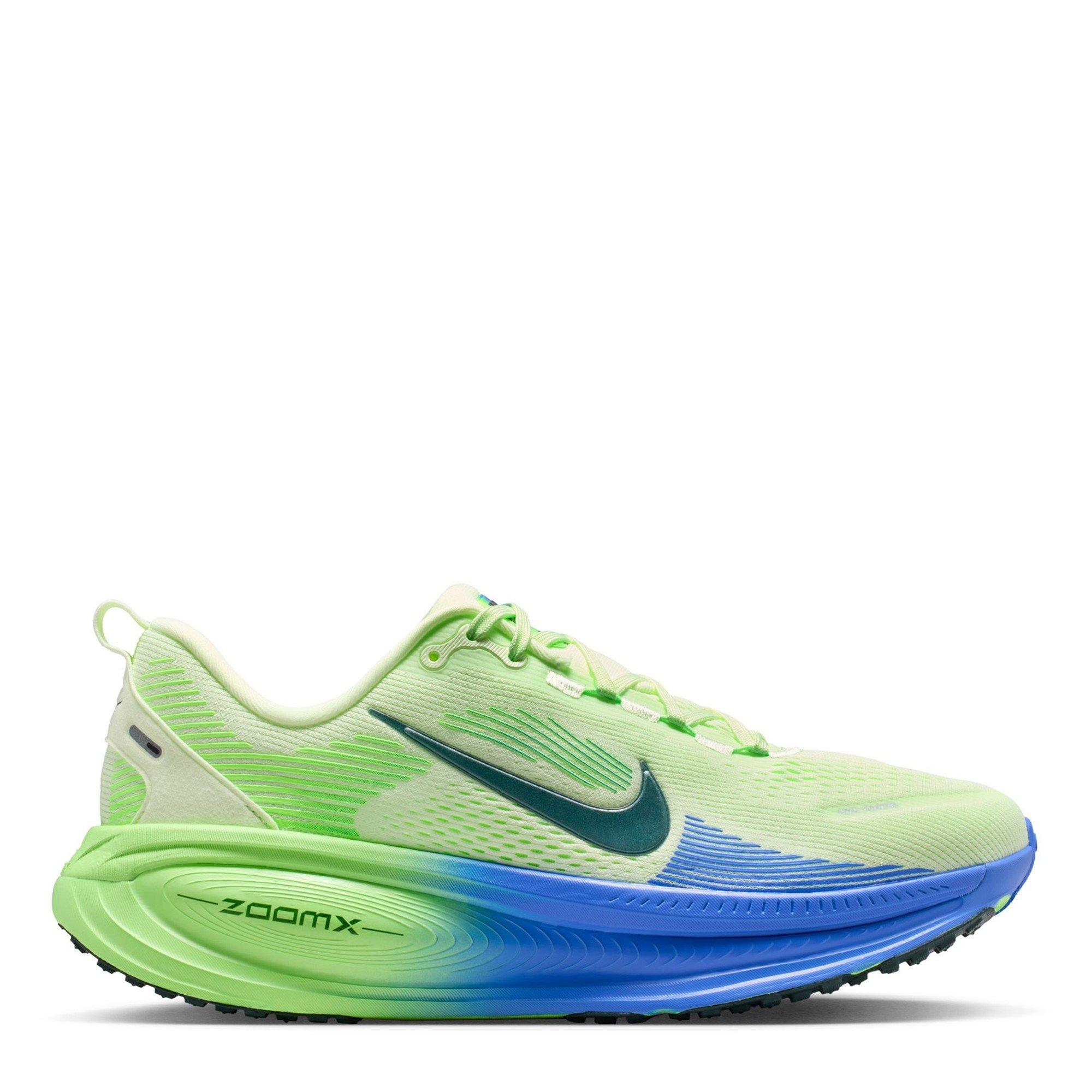 Nike Men's Vomero 18 Running Shoes - White/Lime - 12 (47.5)