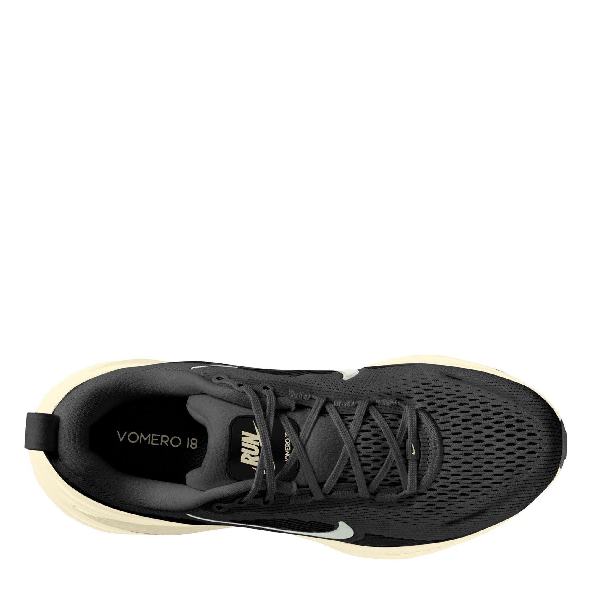 Black/White - Nike - Vomero 18 Road Running Shoes Womens - 12
