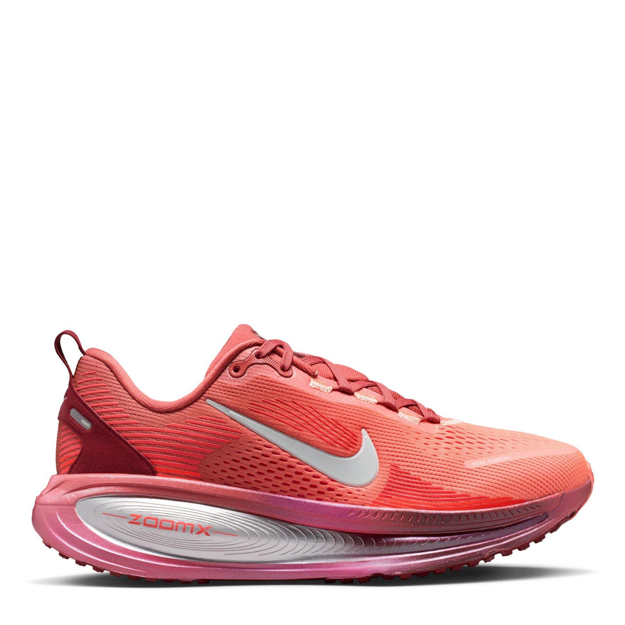 Nike Women's Vomero 18 Road Running Shoes - Redwood/Crimson - 6.5 (40.5)