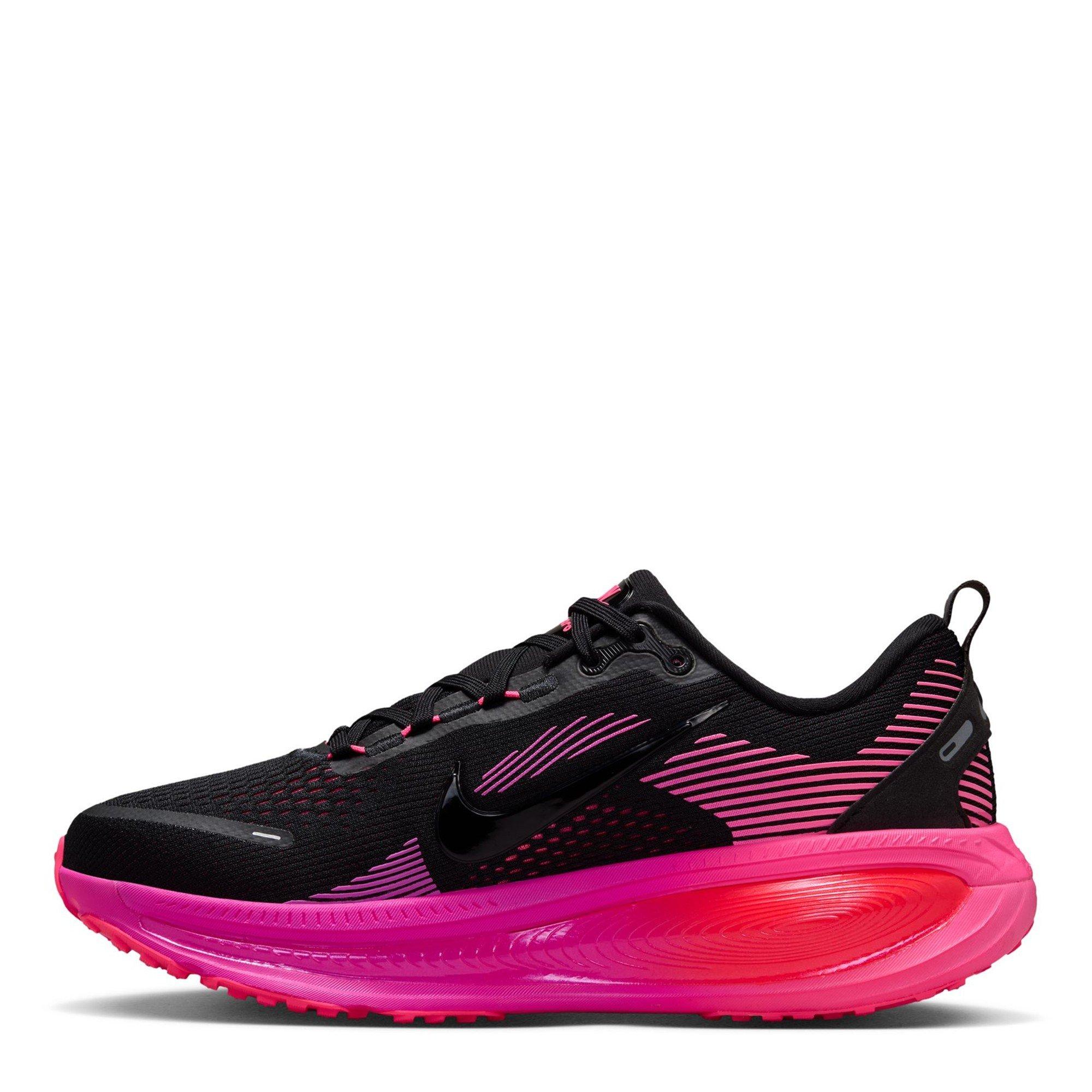 Black/Pink/Rain - Nike - Vomero 18 Road Running Shoes Womens - 2