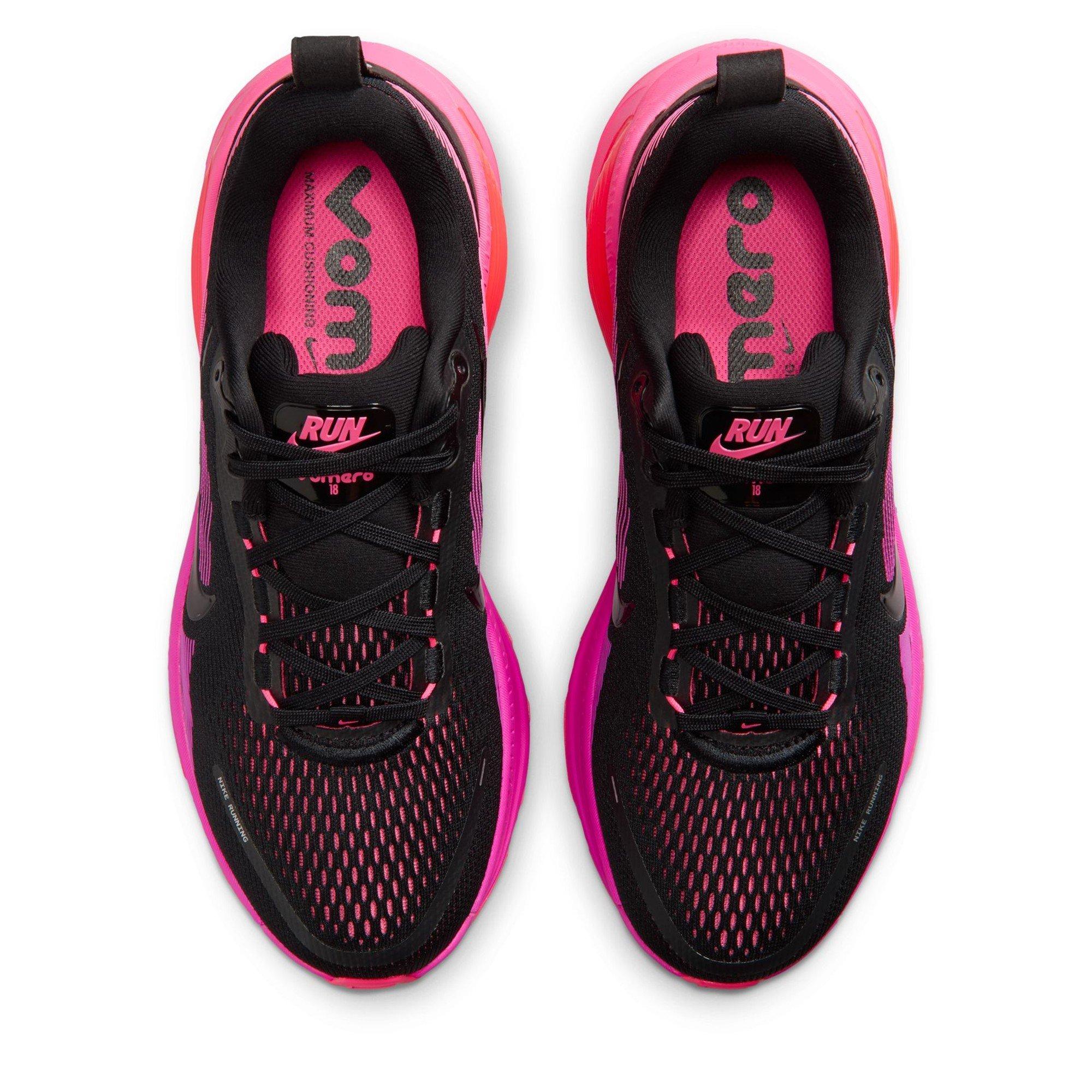 Black/Pink/Rain - Nike - Vomero 18 Road Running Shoes Womens - 6