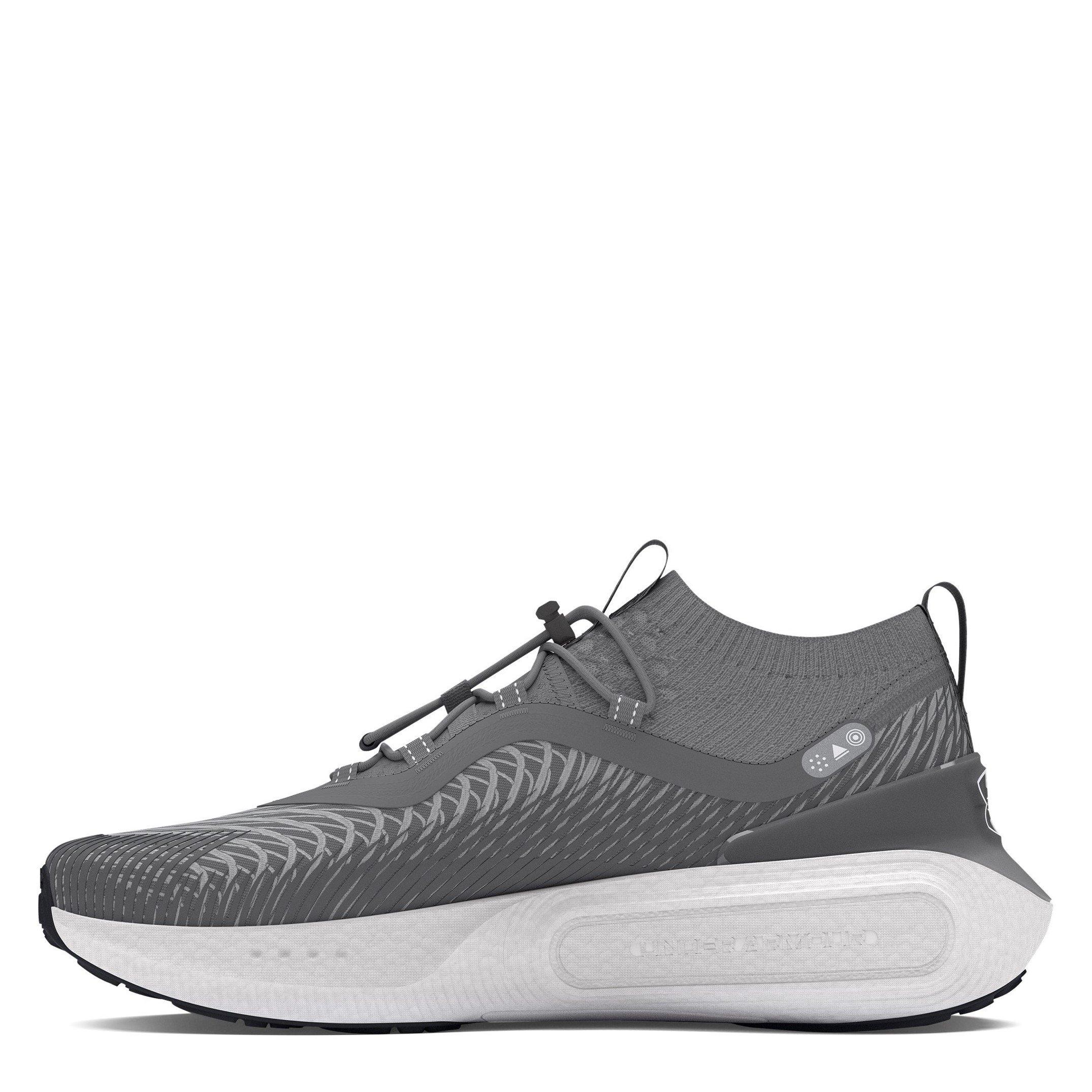 Grey - Under Armour - Unisex Adults Phantom Storm Everyday Stable Road Running Shoes - 2