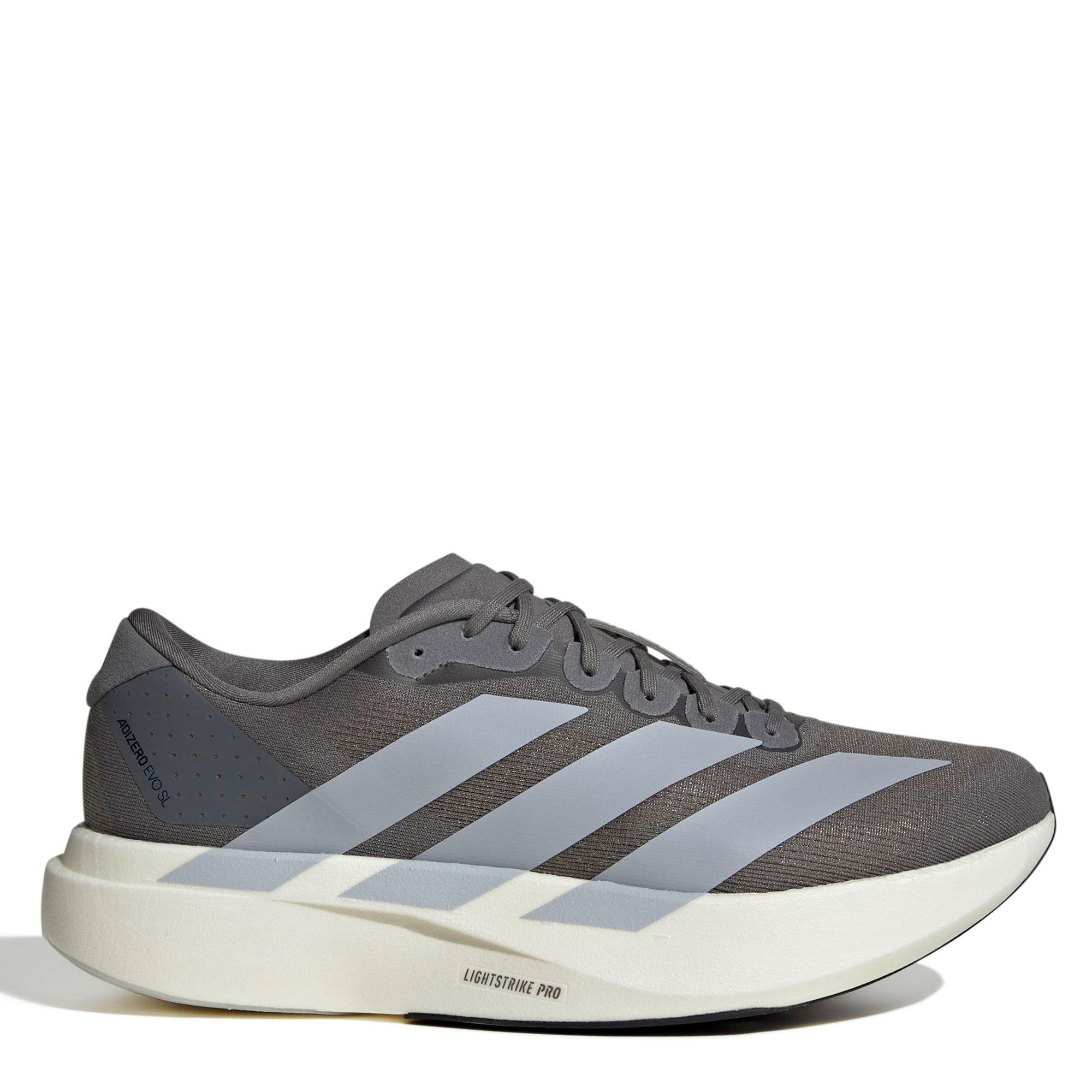 Grey/Silver/Blk - adidas - Adizero EVO SL Mens Shoes - 1